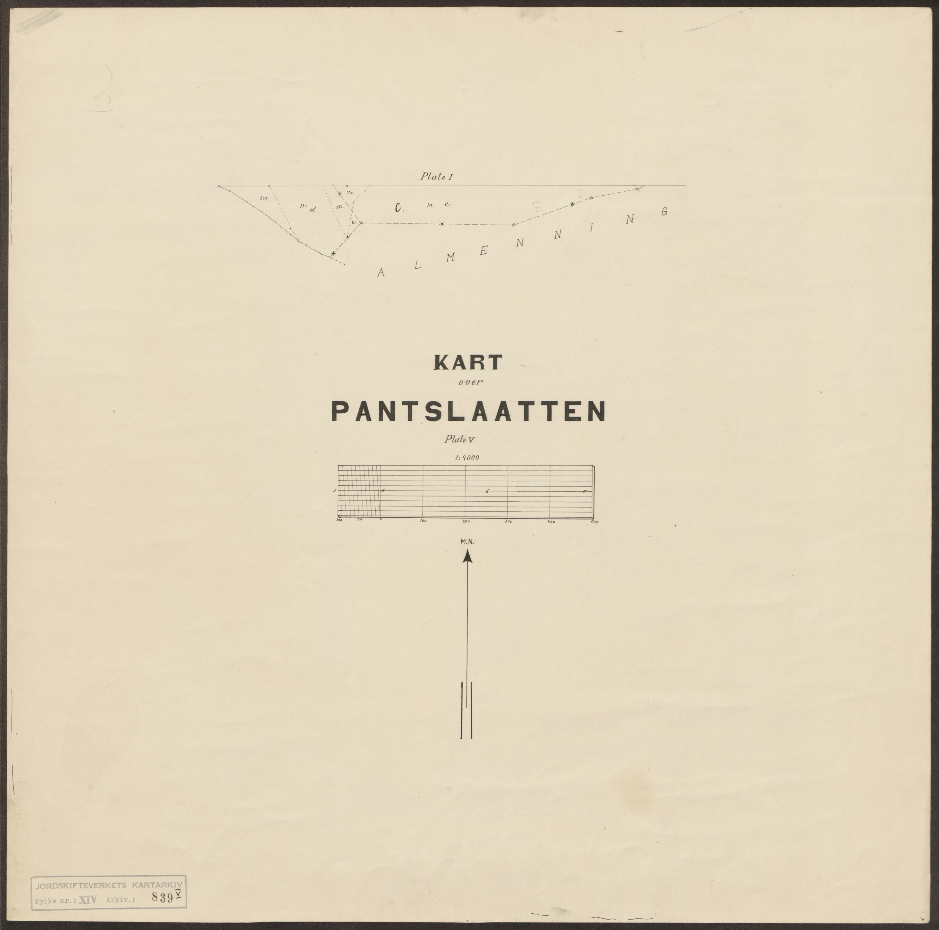 Jordskifteverkets kartarkiv, RA/S-3929/T, 1859-1988, p. 1289