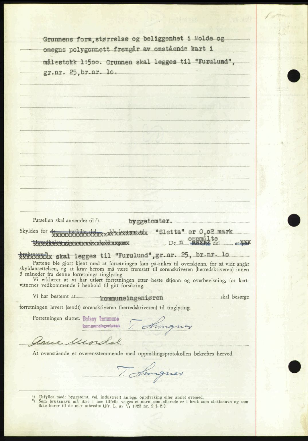 Romsdal sorenskriveri, AV/SAT-A-4149/1/2/2C: Mortgage book no. A24, 1947-1947, Diary no: : 2660/1947