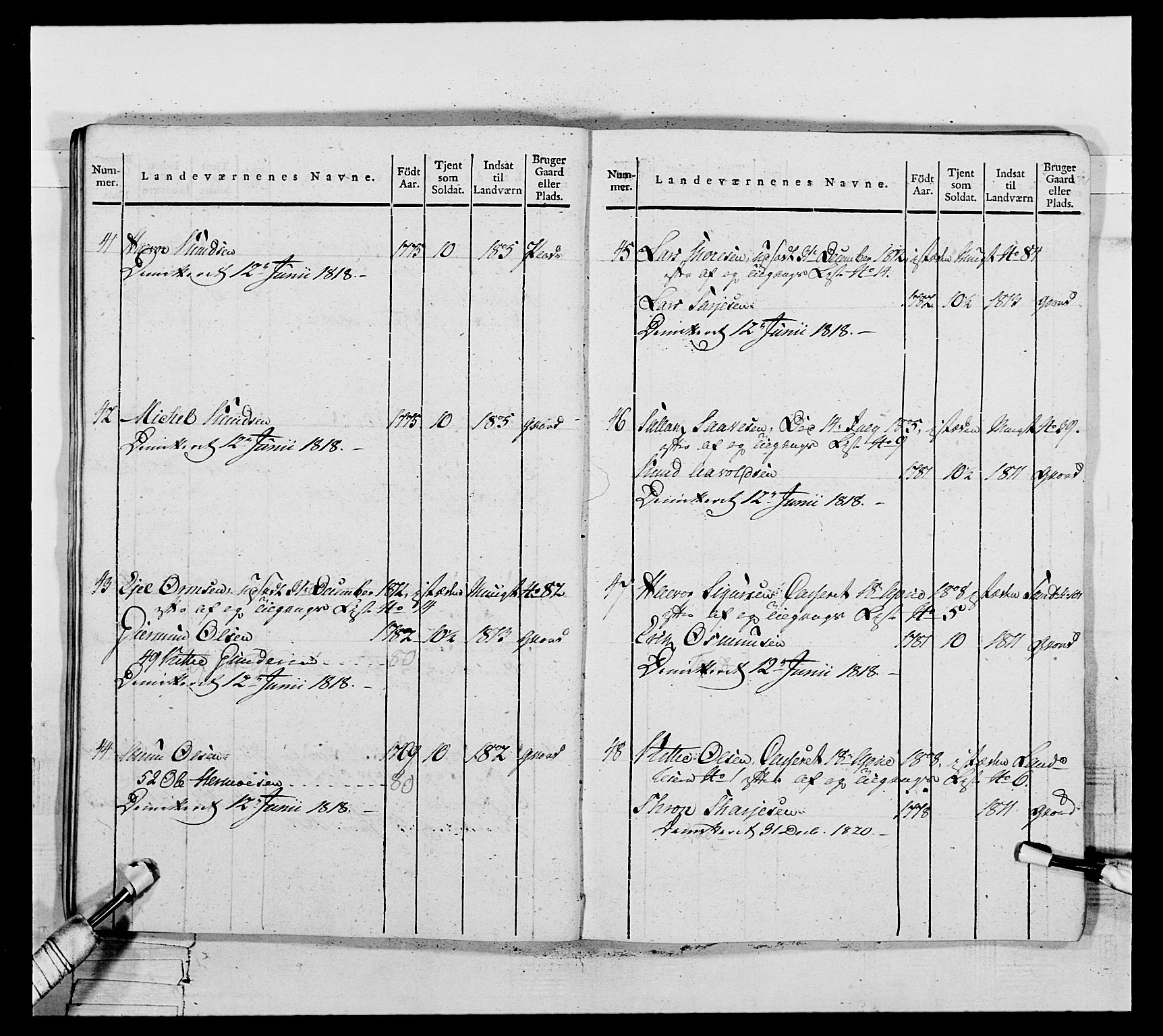 Generalitets- og kommissariatskollegiet, Det kongelige norske kommissariatskollegium, RA/EA-5420/E/Eh/L0117: Telemarkske nasjonale infanteriregiment, 1812-1814, p. 315