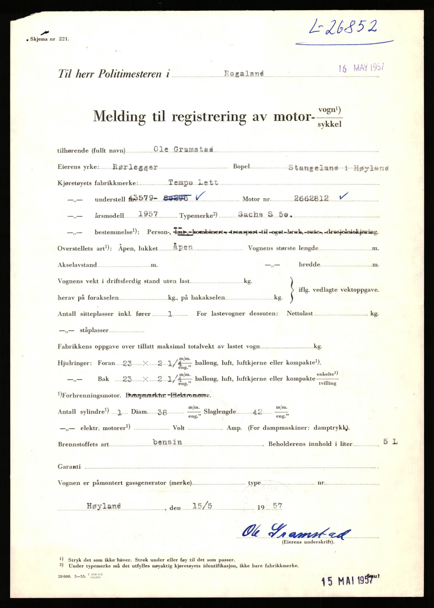 Stavanger trafikkstasjon, AV/SAST-A-101942/0/F/L0044: L-26300 - L-26999, 1930-1971, p. 1541