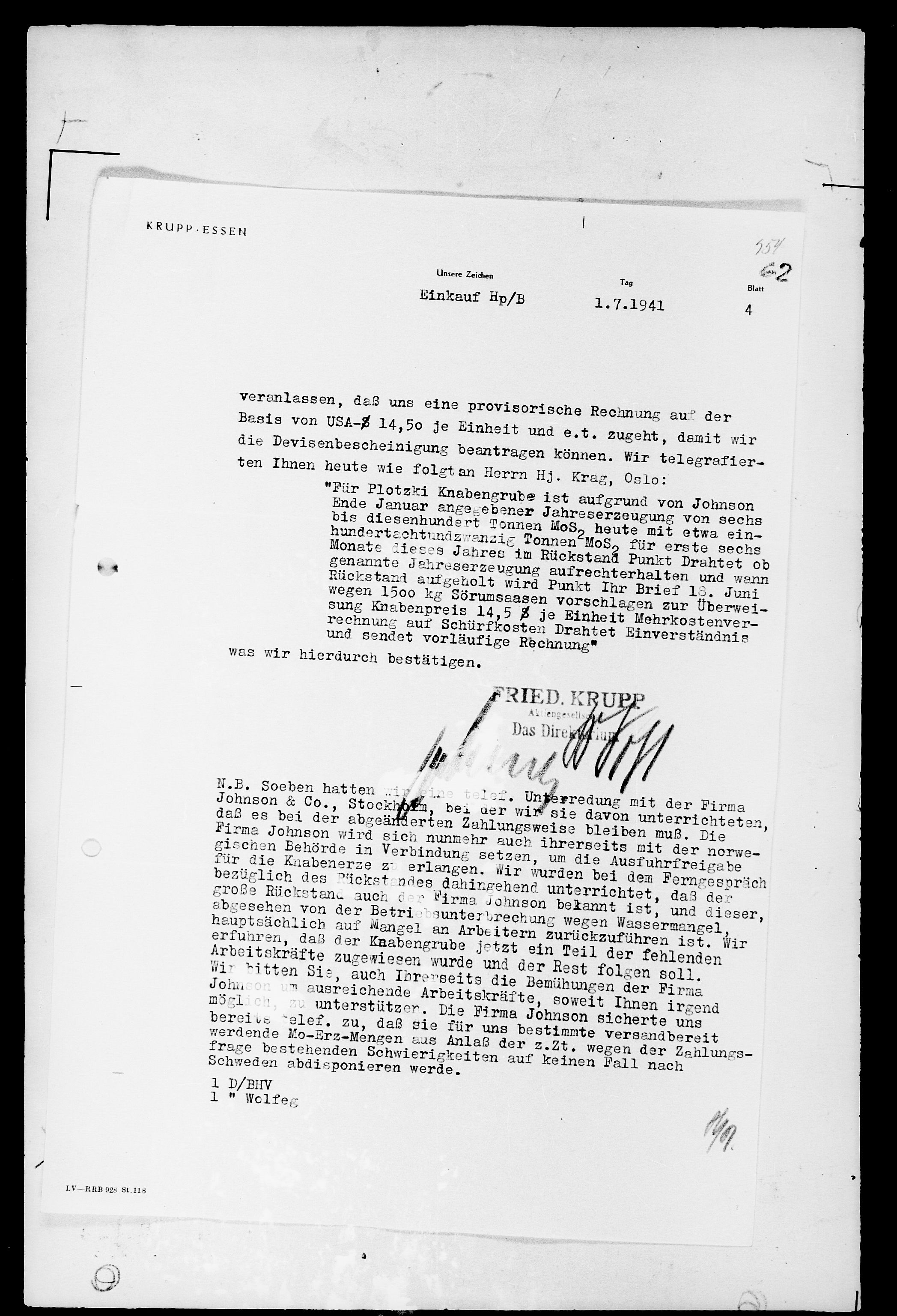 Documents Section, AV/RA-RAFA-2200/V/L0071: Film med FO IIs bestillingsnummer., 1940-1945, p. 217