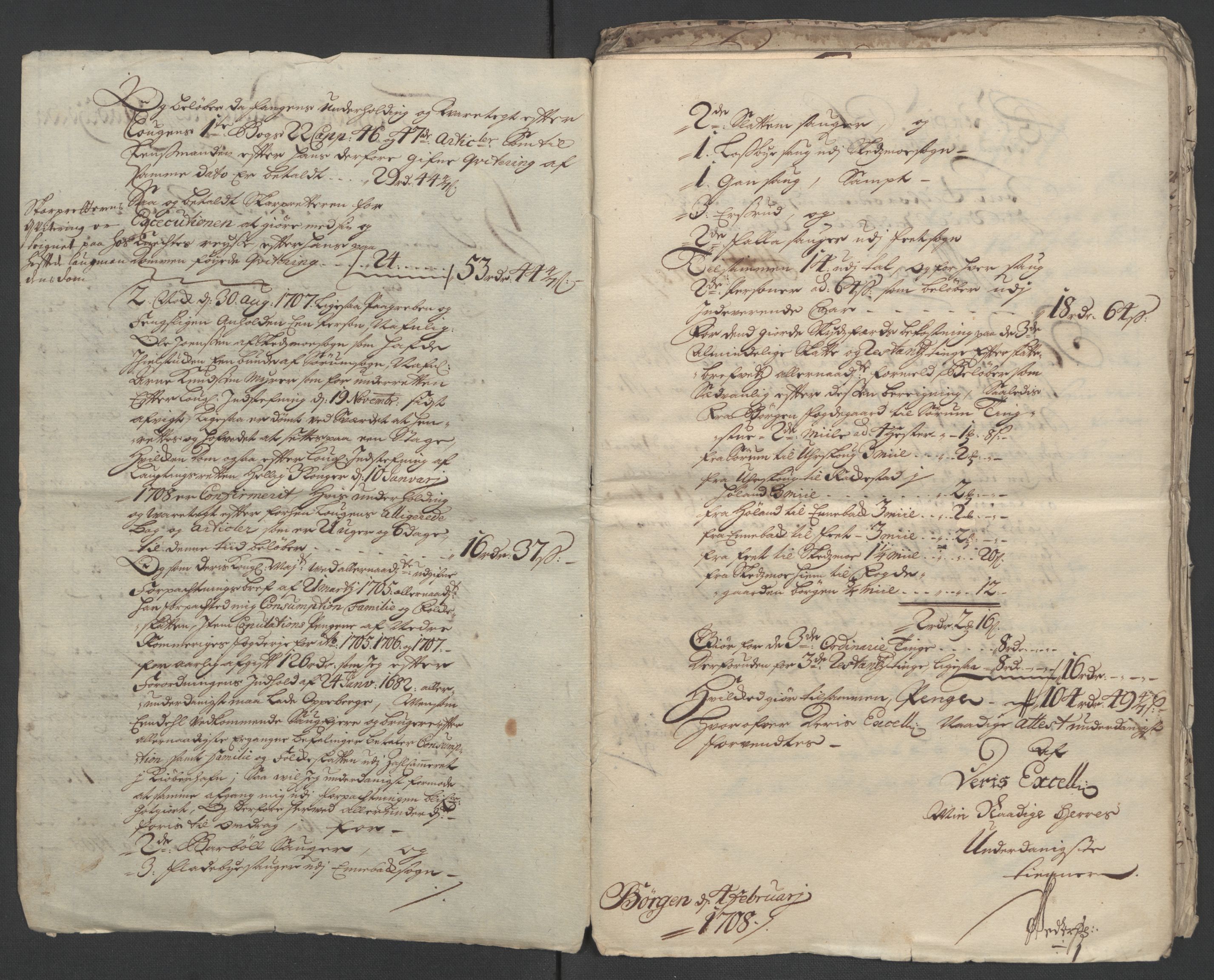 Rentekammeret inntil 1814, Reviderte regnskaper, Fogderegnskap, AV/RA-EA-4092/R11/L0590: Fogderegnskap Nedre Romerike, 1706-1707, p. 376