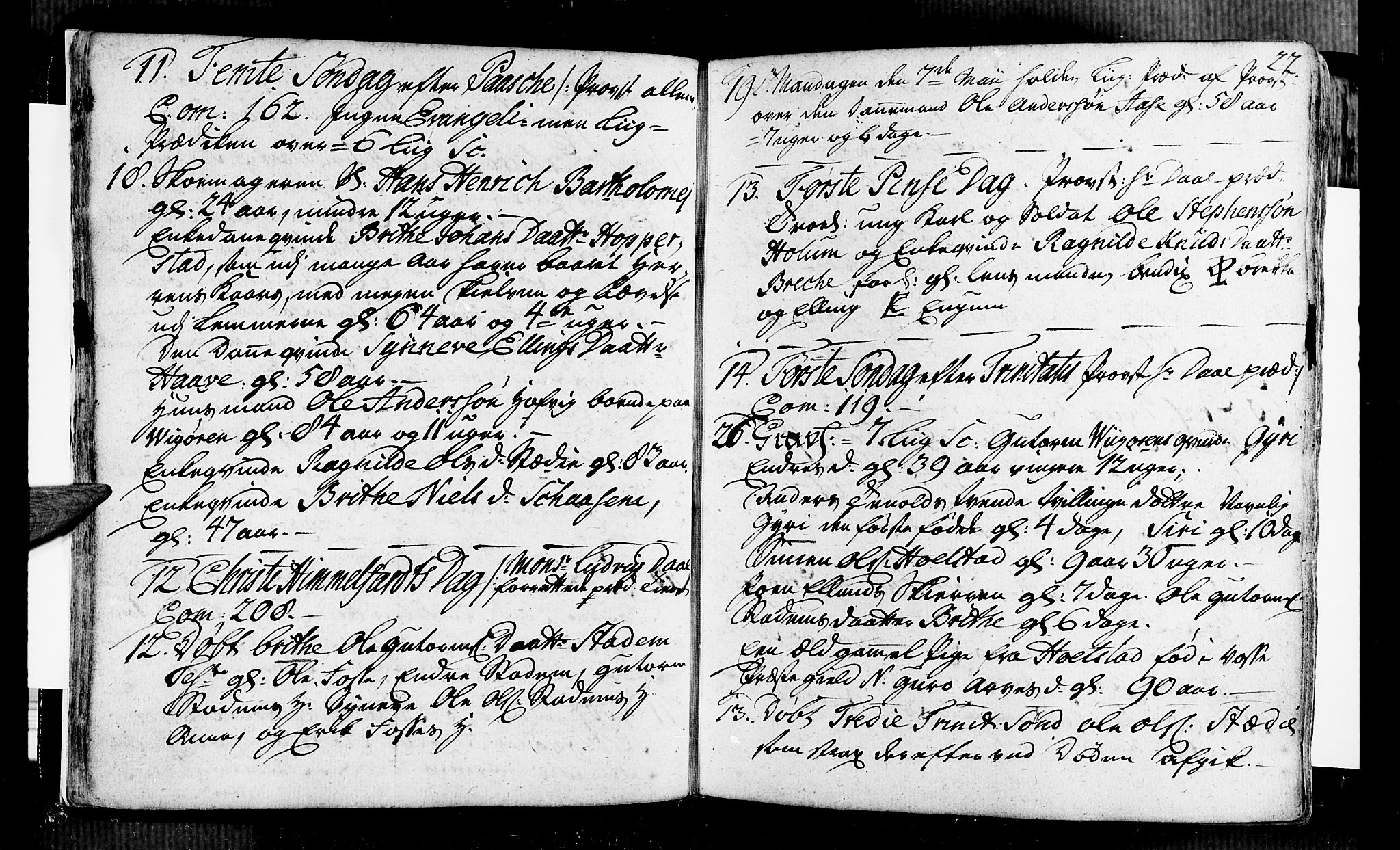 Vik sokneprestembete, AV/SAB-A-81501/H/Haa/Haaa/L0002: Parish register (official) no. A 2 / 1, 1740-1757, p. 22