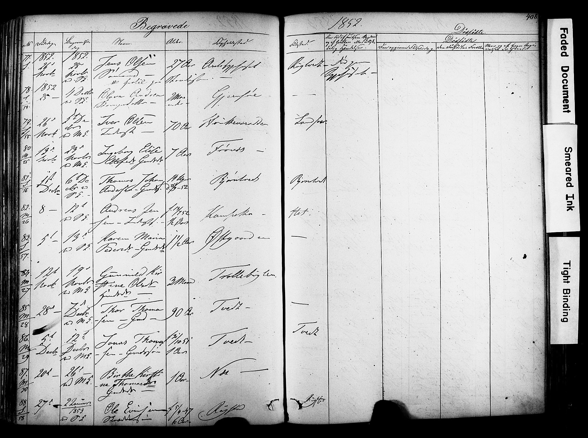 Solum kirkebøker, AV/SAKO-A-306/F/Fa/L0006: Parish register (official) no. I 6, 1844-1855, p. 408