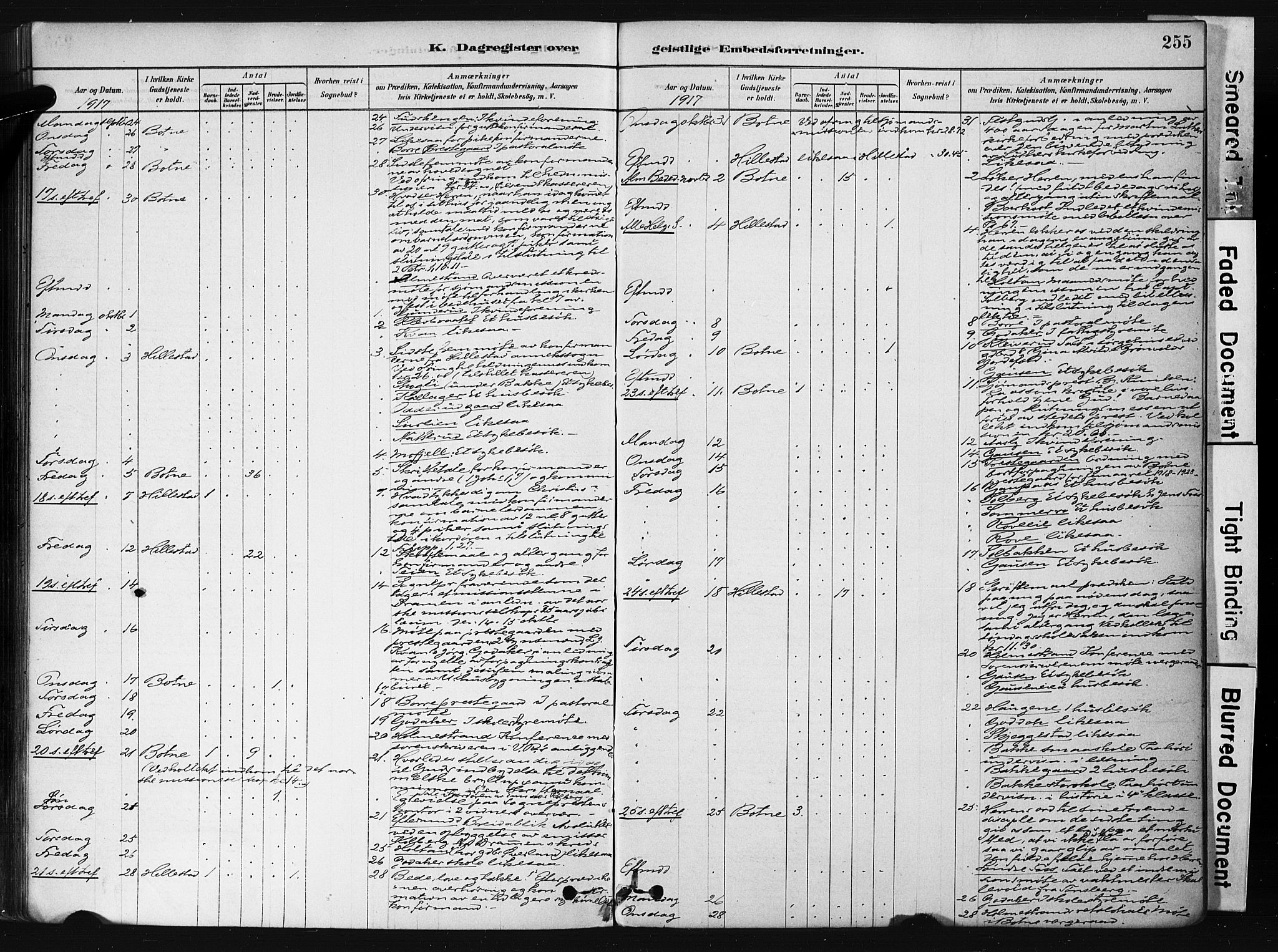 Botne kirkebøker, AV/SAKO-A-340/F/Fb/L0001: Parish register (official) no. II 1, 1878-1902, p. 255