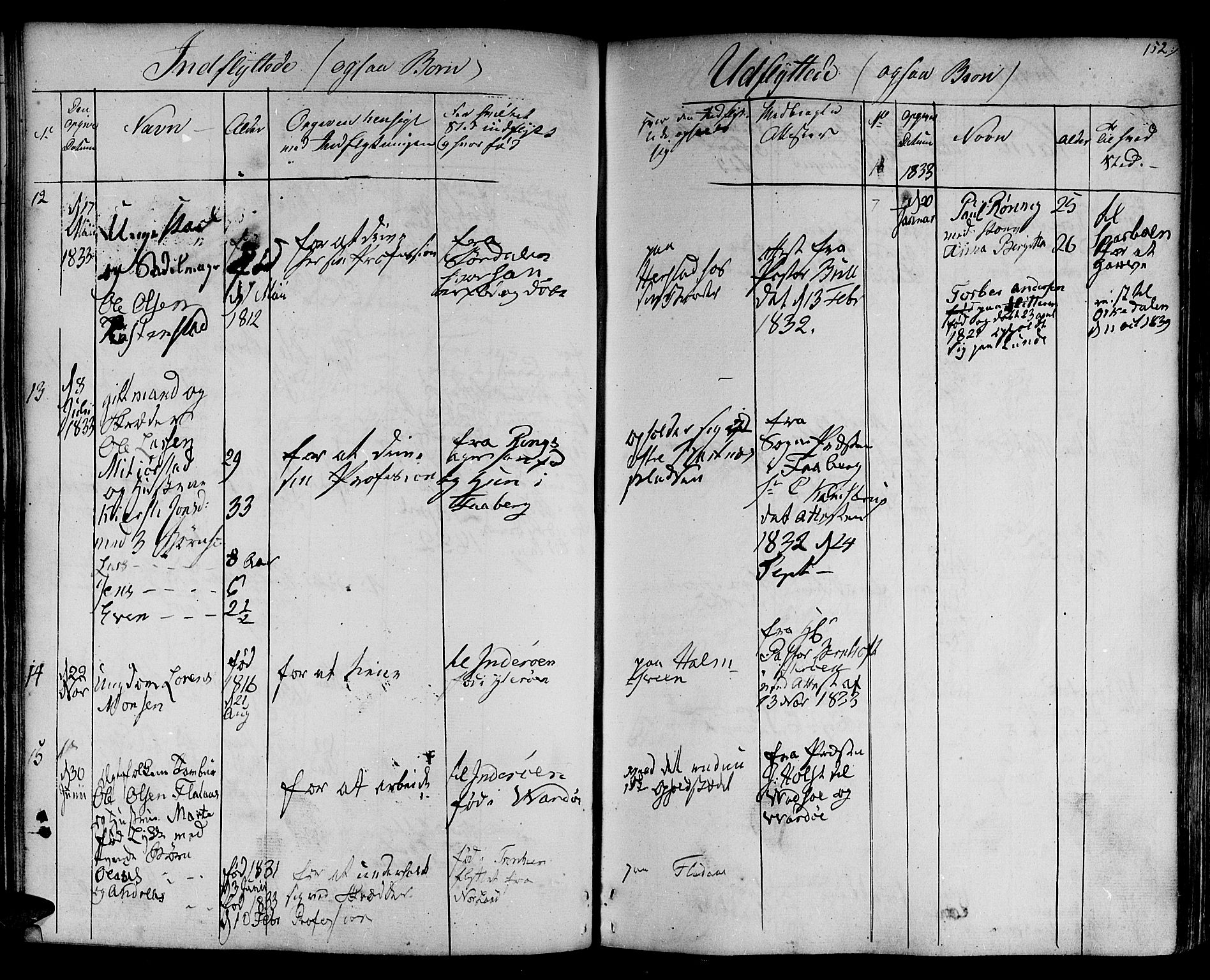 Ministerialprotokoller, klokkerbøker og fødselsregistre - Nord-Trøndelag, SAT/A-1458/730/L0277: Parish register (official) no. 730A06 /1, 1830-1839, p. 152