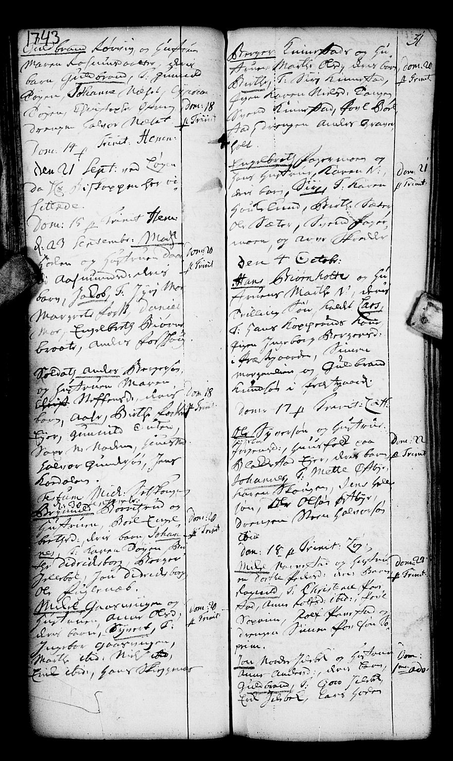 Høland prestekontor Kirkebøker, SAO/A-10346a/F/Fa/L0003: Parish register (official) no. I 3, 1739-1756, p. 31