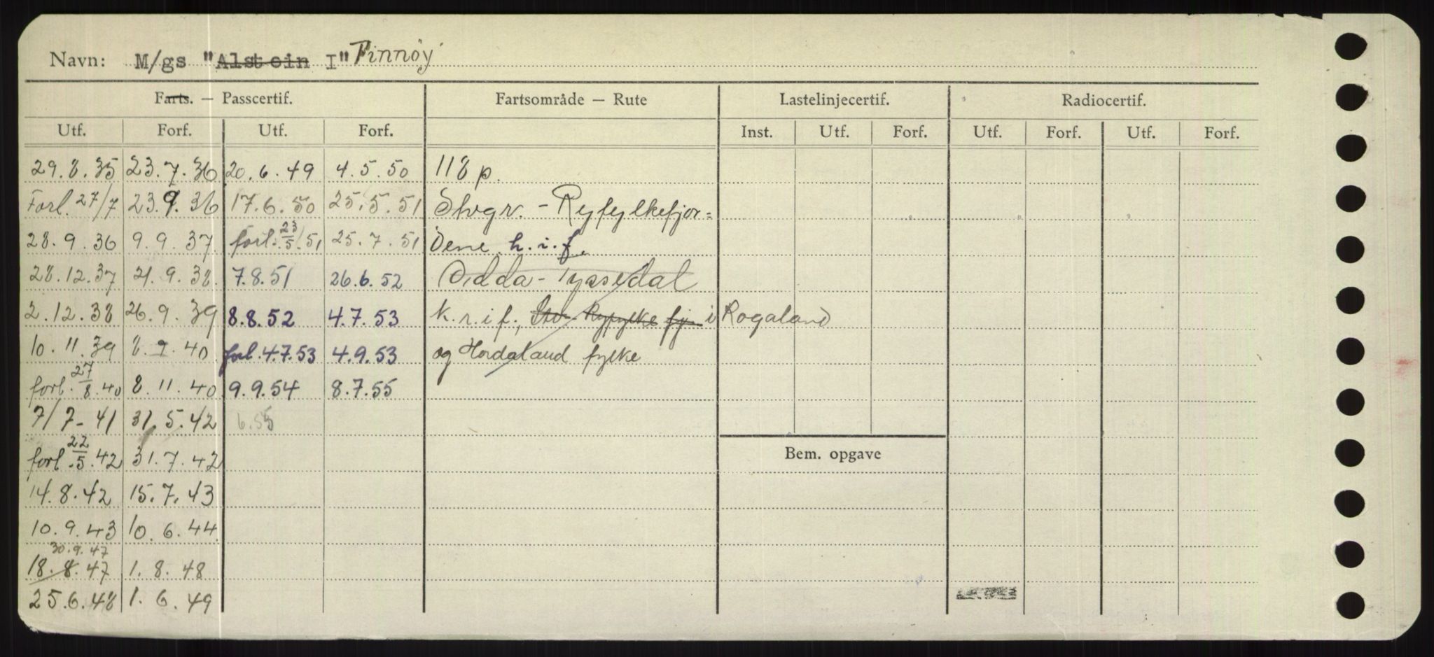 Sjøfartsdirektoratet med forløpere, Skipsmålingen, AV/RA-S-1627/H/Hd/L0010: Fartøy, F-Fjø, p. 534