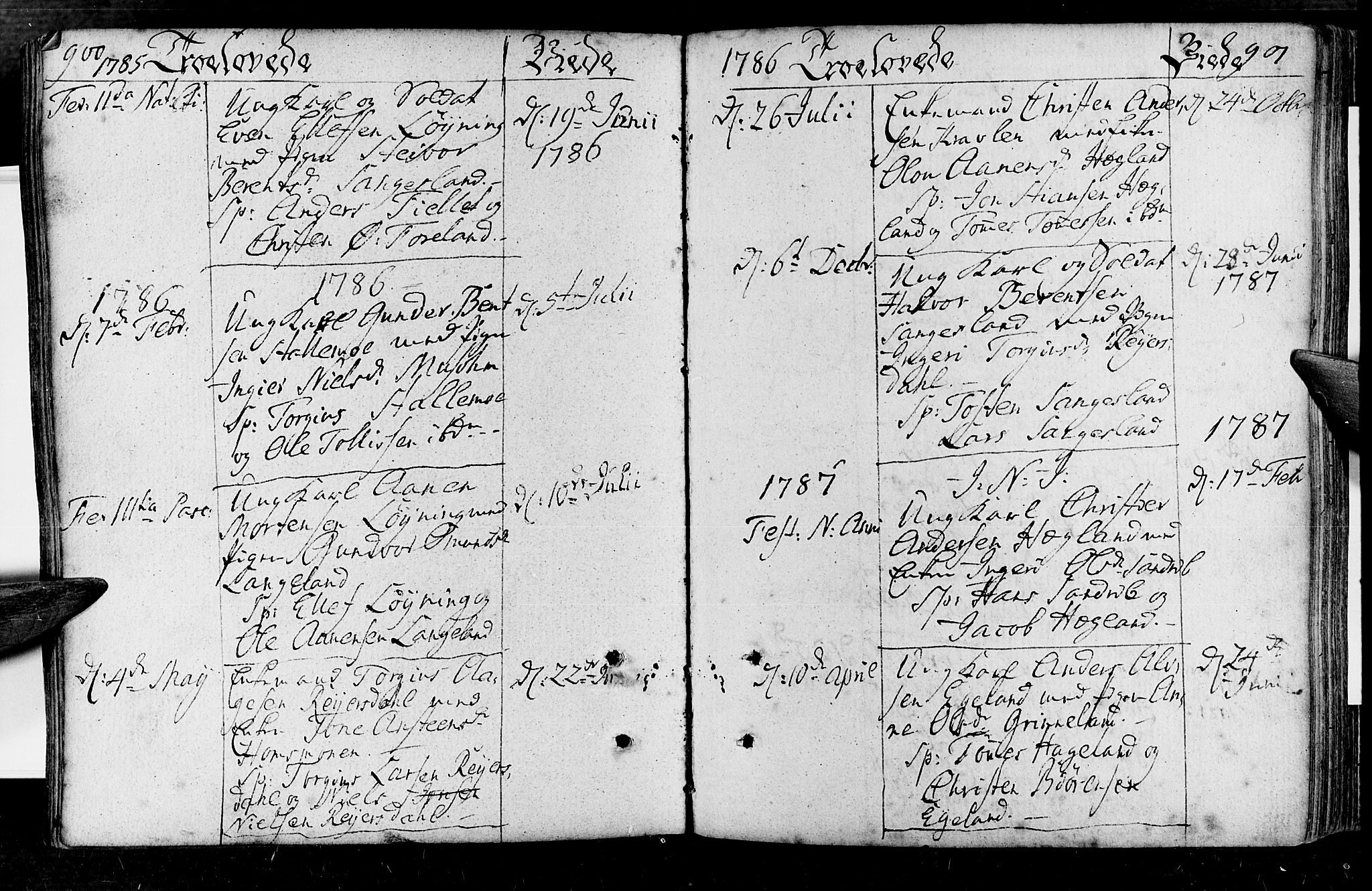 Vennesla sokneprestkontor, SAK/1111-0045/Fa/Fac/L0002: Parish register (official) no. A 2, 1785-1834, p. 900-901