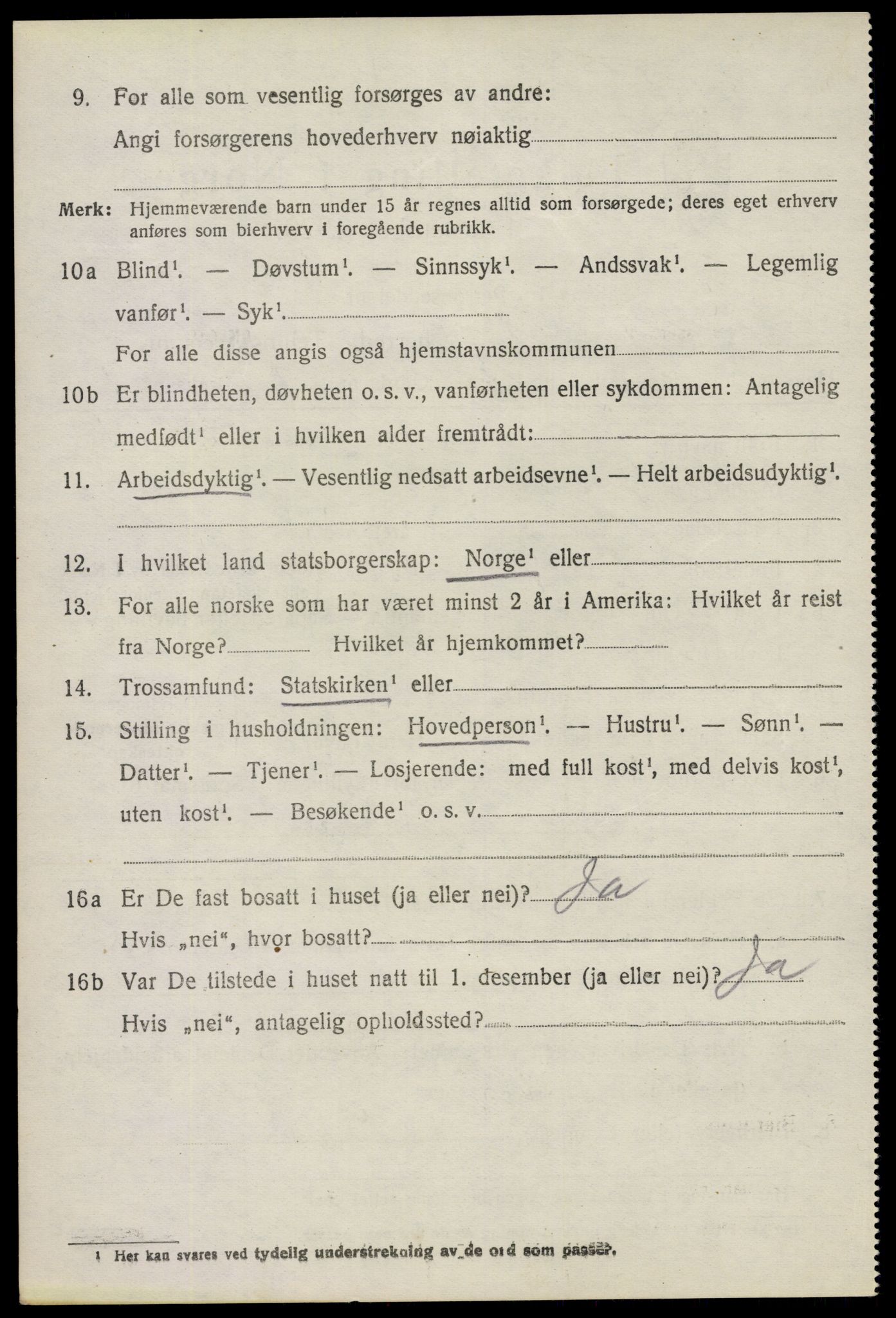 SAO, 1920 census for Skiptvet, 1920, p. 3826