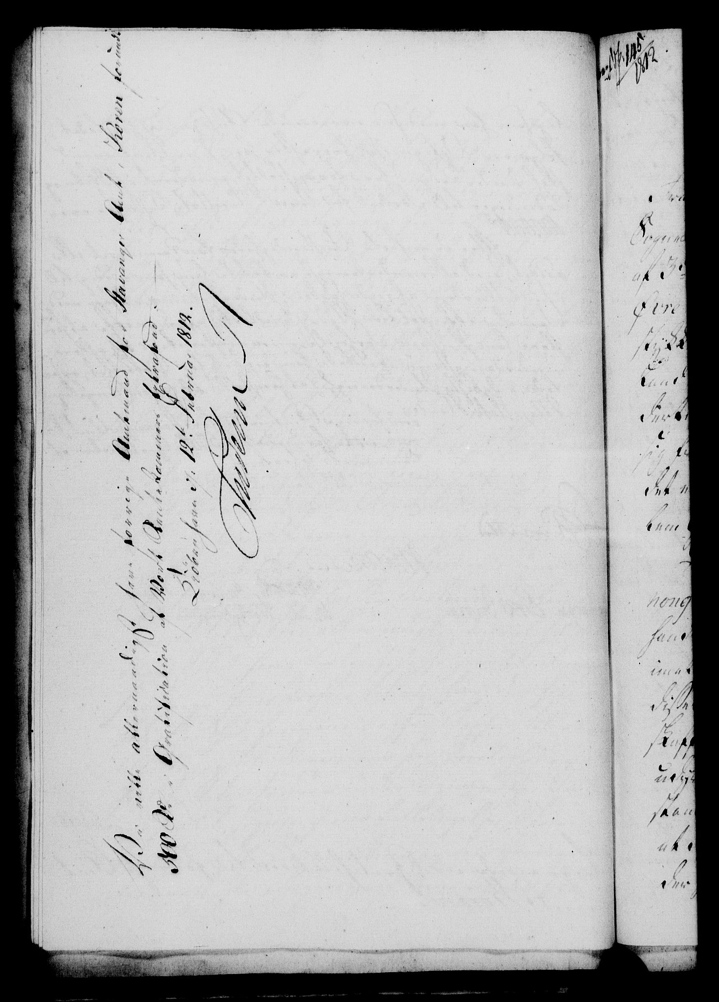 Rentekammeret, Kammerkanselliet, RA/EA-3111/G/Gf/Gfa/L0094: Norsk relasjons- og resolusjonsprotokoll (merket RK 52.94), 1812, p. 63