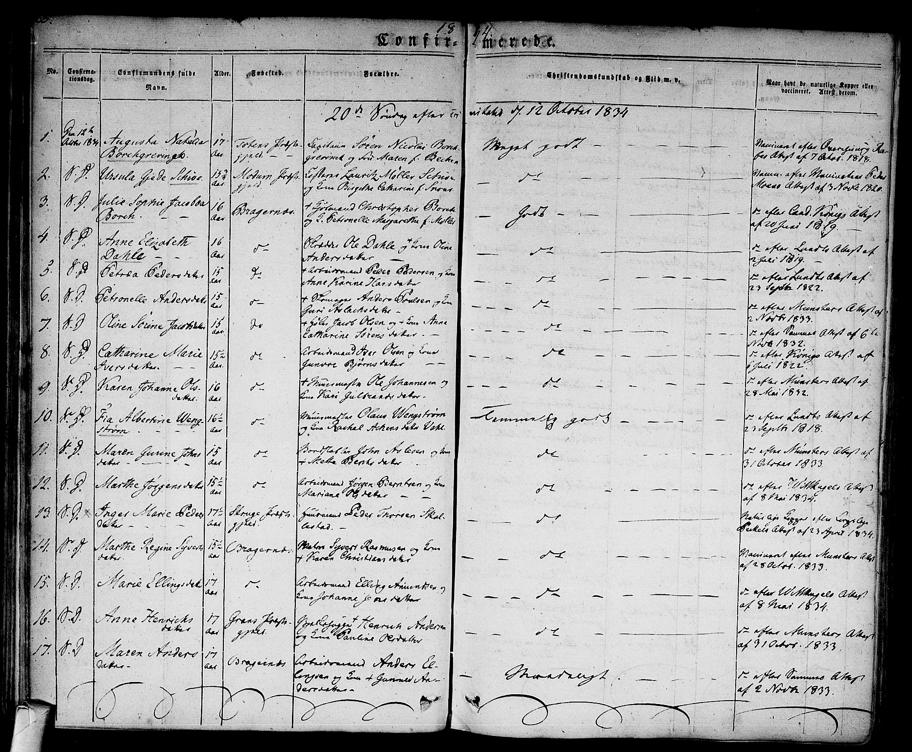 Bragernes kirkebøker, AV/SAKO-A-6/F/Fc/L0001: Parish register (official) no. III 1, 1830-1853, p. 65