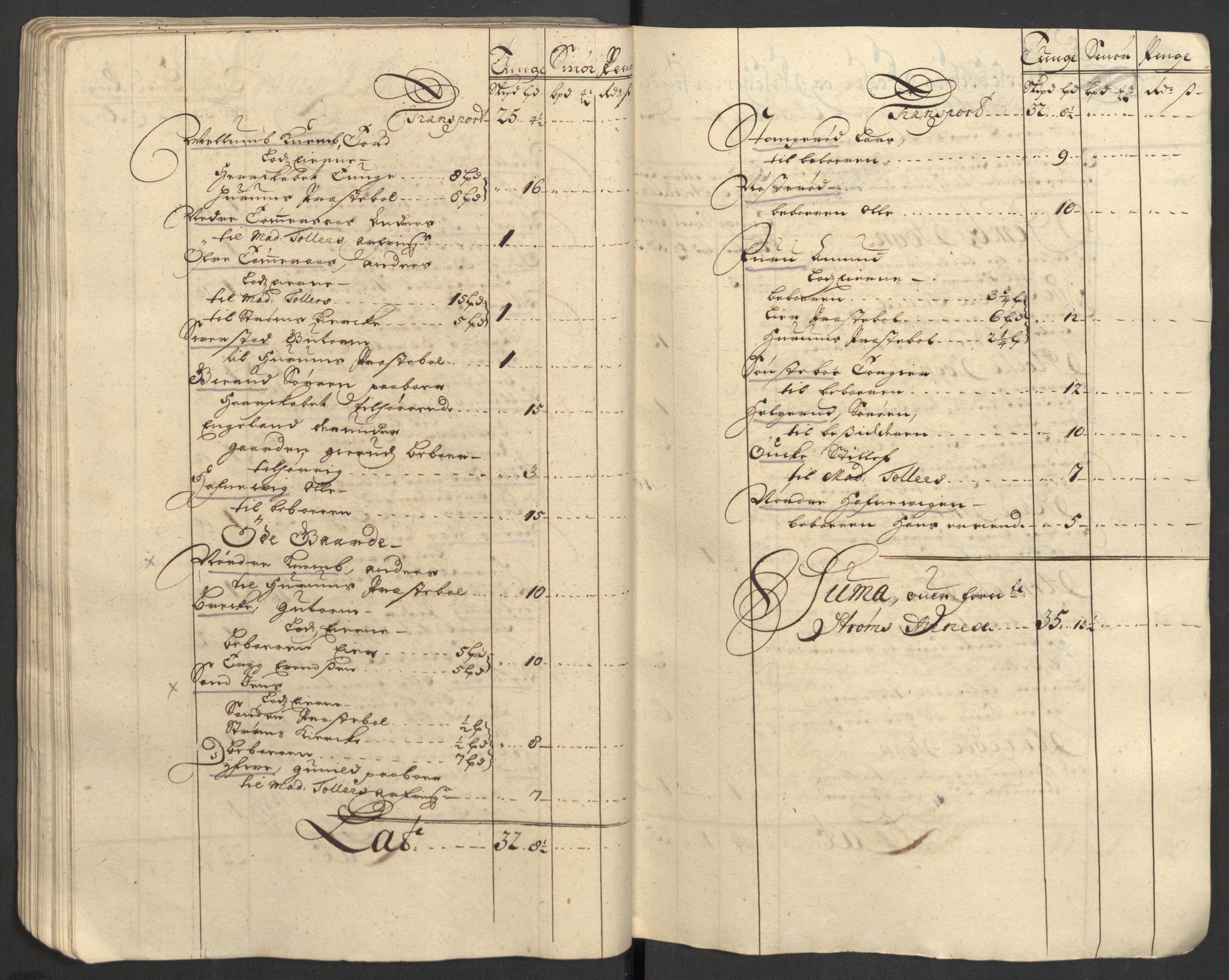 Rentekammeret inntil 1814, Reviderte regnskaper, Fogderegnskap, RA/EA-4092/R32/L1872: Fogderegnskap Jarlsberg grevskap, 1706-1707, p. 379