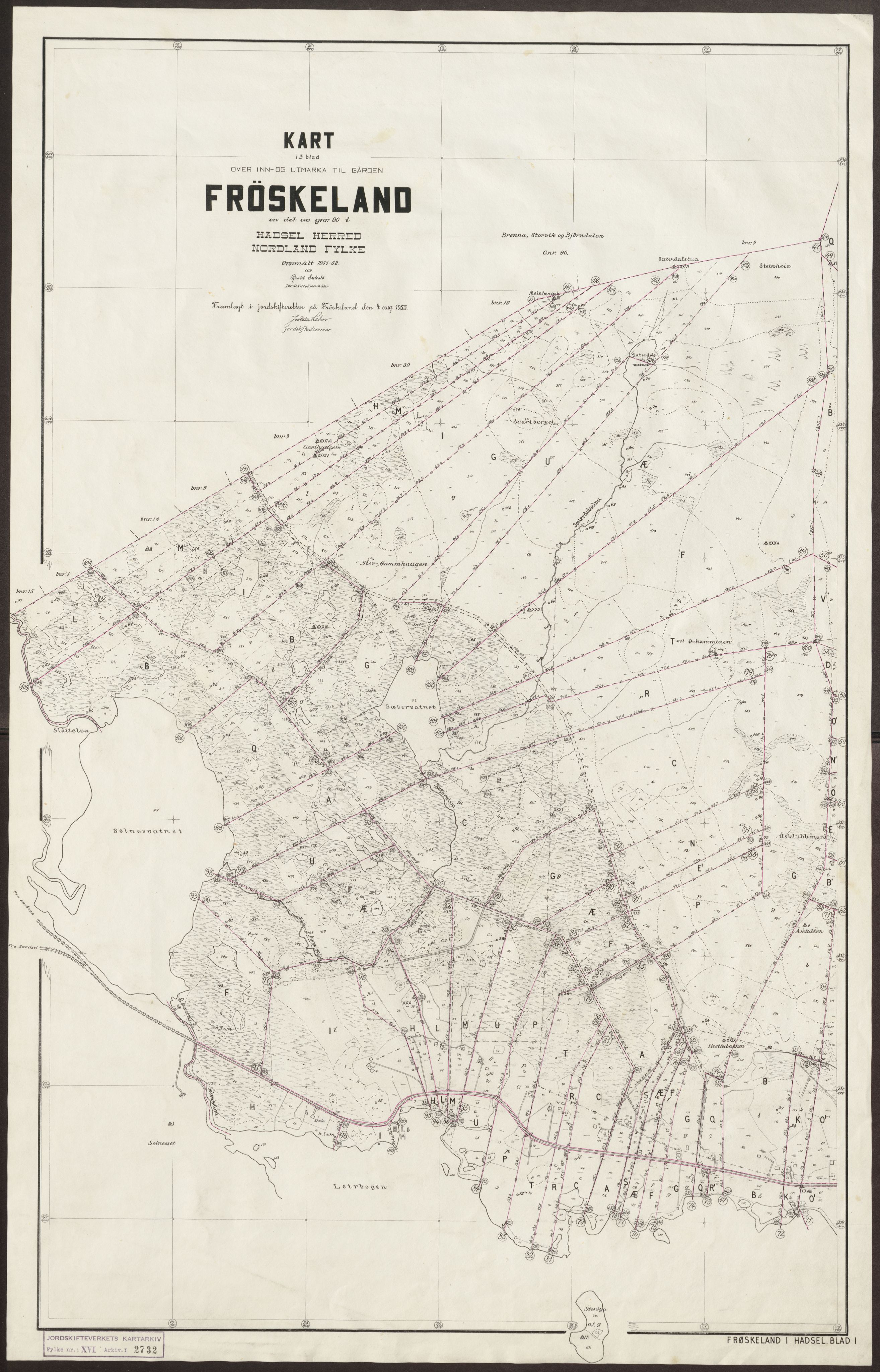 Jordskifteverkets kartarkiv, AV/RA-S-3929/T, 1859-1988, p. 3510