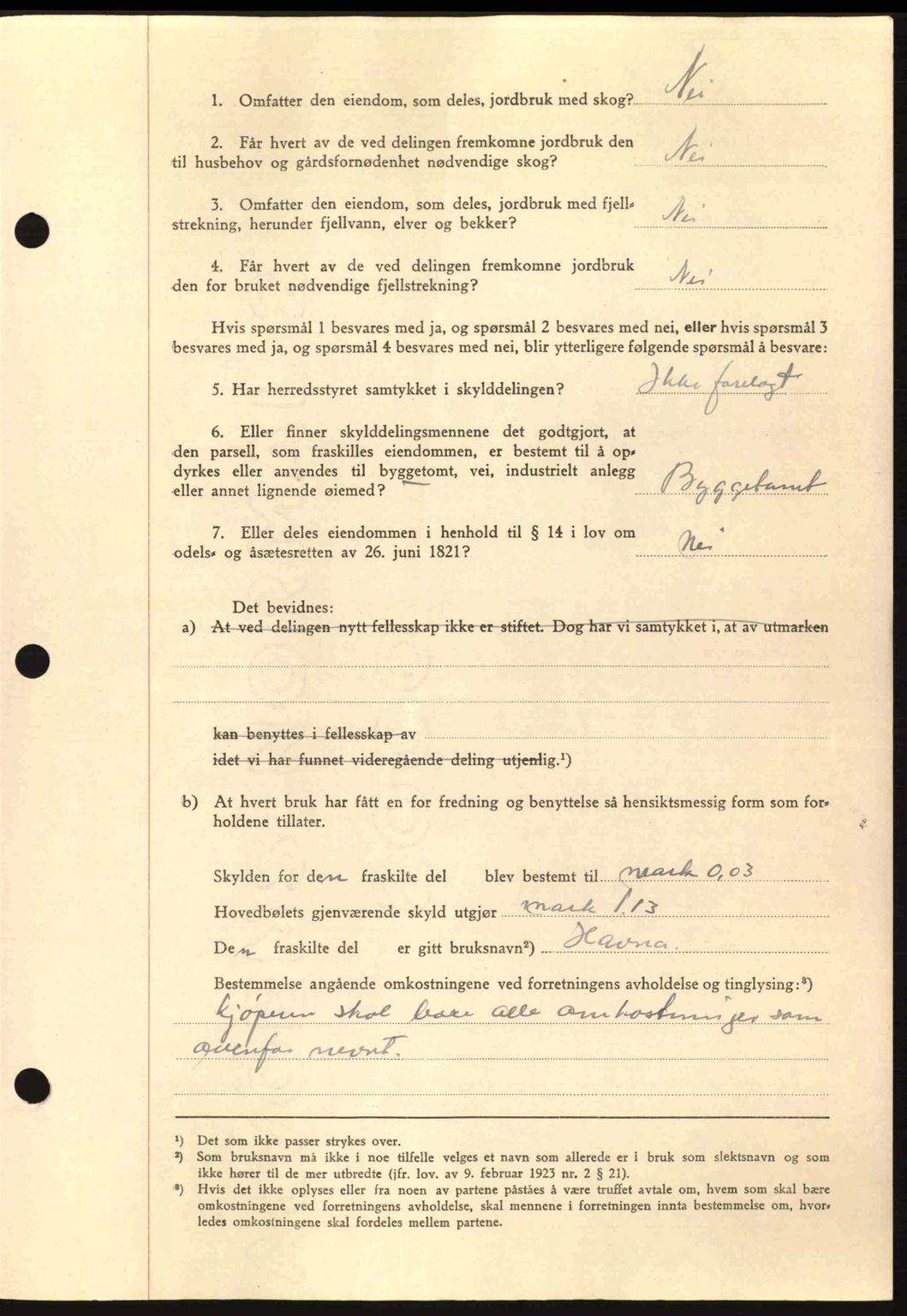 Nordmøre sorenskriveri, AV/SAT-A-4132/1/2/2Ca: Mortgage book no. A94, 1942-1943, Diary no: : 367/1943