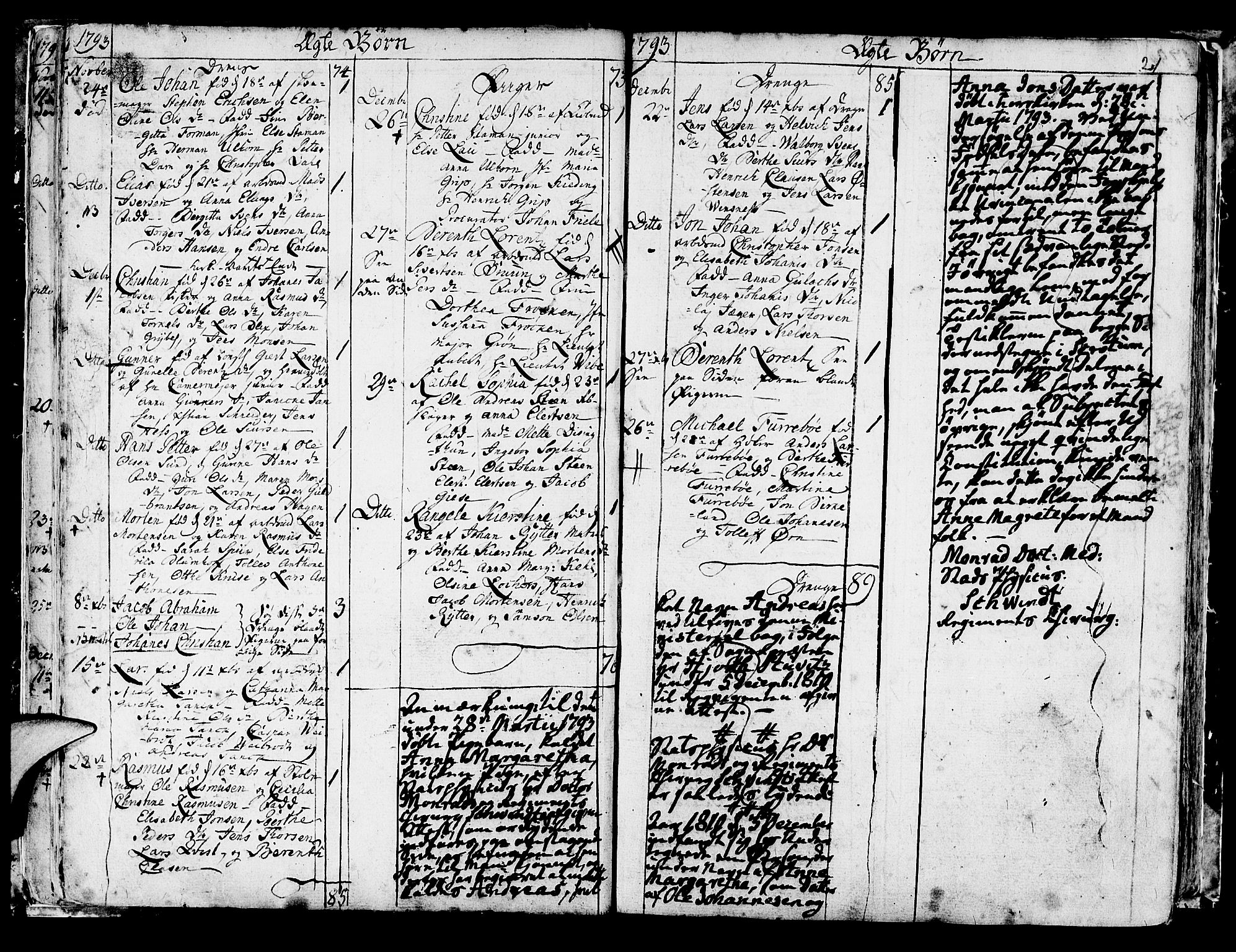 Korskirken sokneprestembete, AV/SAB-A-76101/H/Haa/L0006: Parish register (official) no. A 6, 1790-1820, p. 21