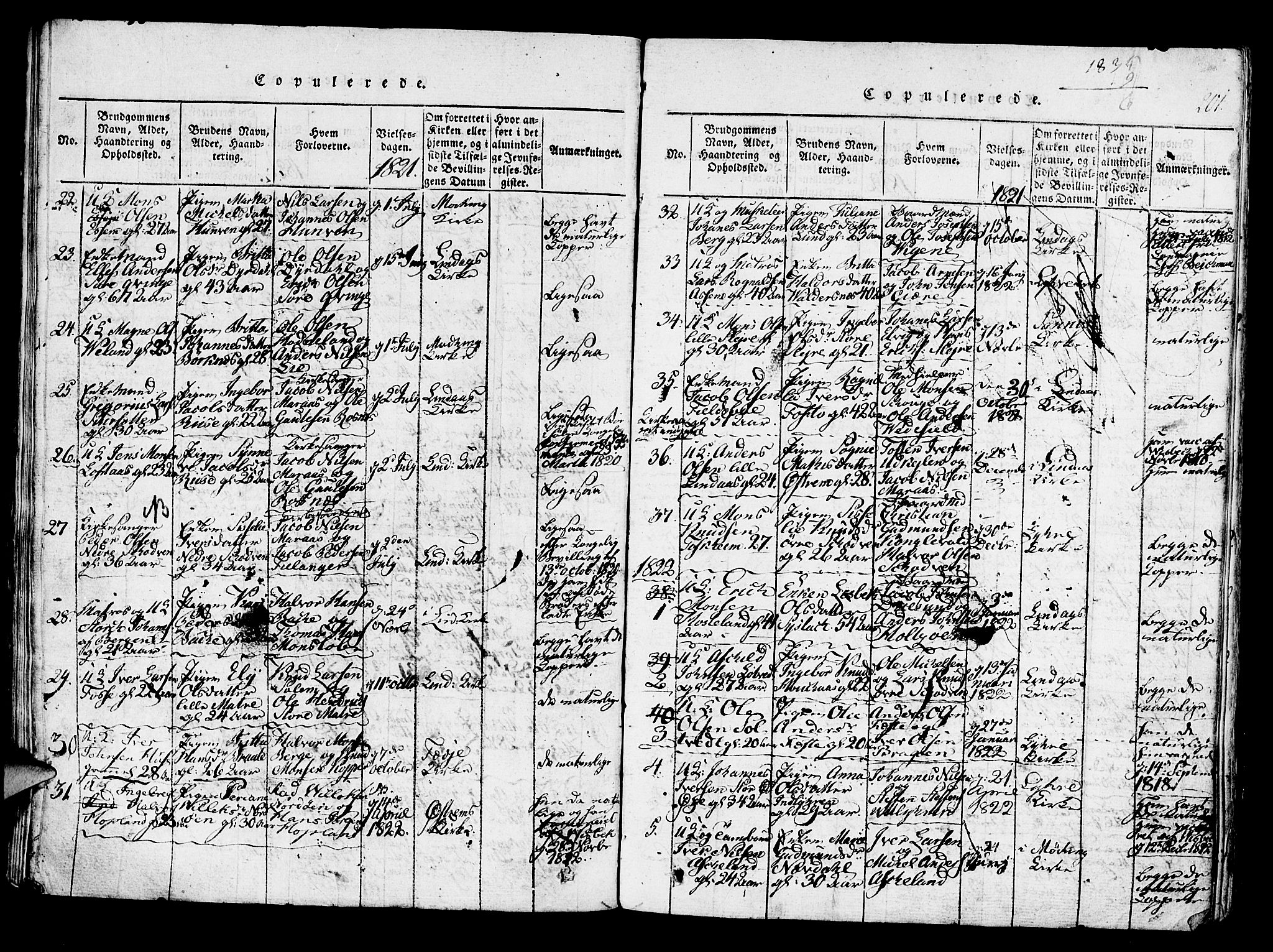 Lindås Sokneprestembete, AV/SAB-A-76701/H/Haa/Haaa/L0007: Parish register (official) no. A 7, 1816-1823, p. 201