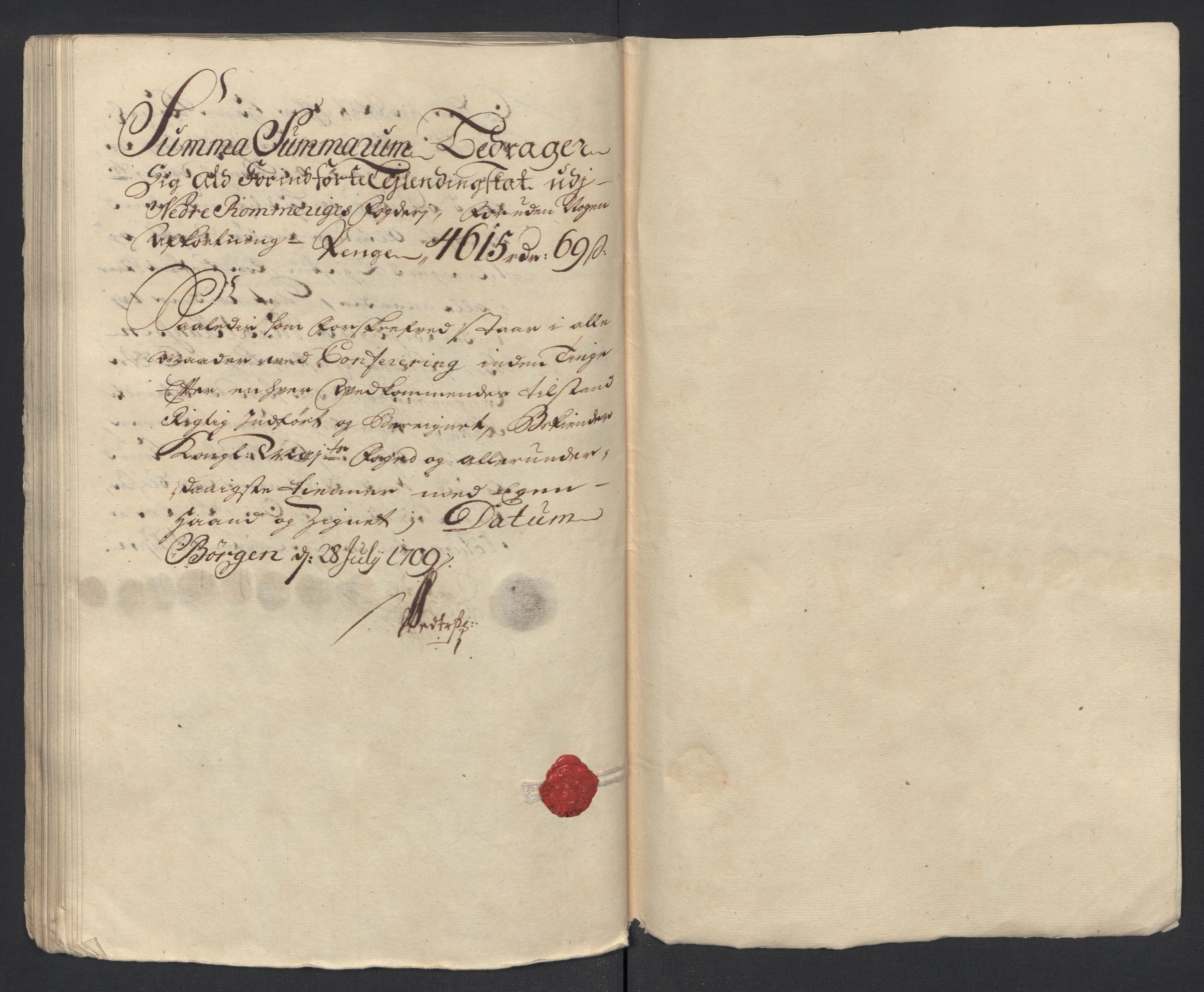 Rentekammeret inntil 1814, Reviderte regnskaper, Fogderegnskap, AV/RA-EA-4092/R11/L0591: Fogderegnskap Nedre Romerike, 1708-1709, p. 270