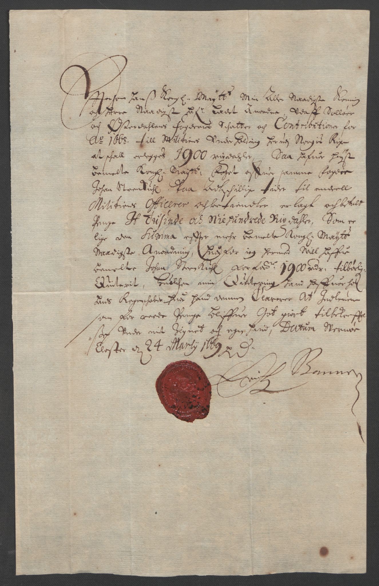 Rentekammeret inntil 1814, Reviderte regnskaper, Stiftamtstueregnskaper, Landkommissariatet på Akershus og Akershus stiftamt, RA/EA-5869/R/Rb/L0054: Akershus stiftamt, 1668