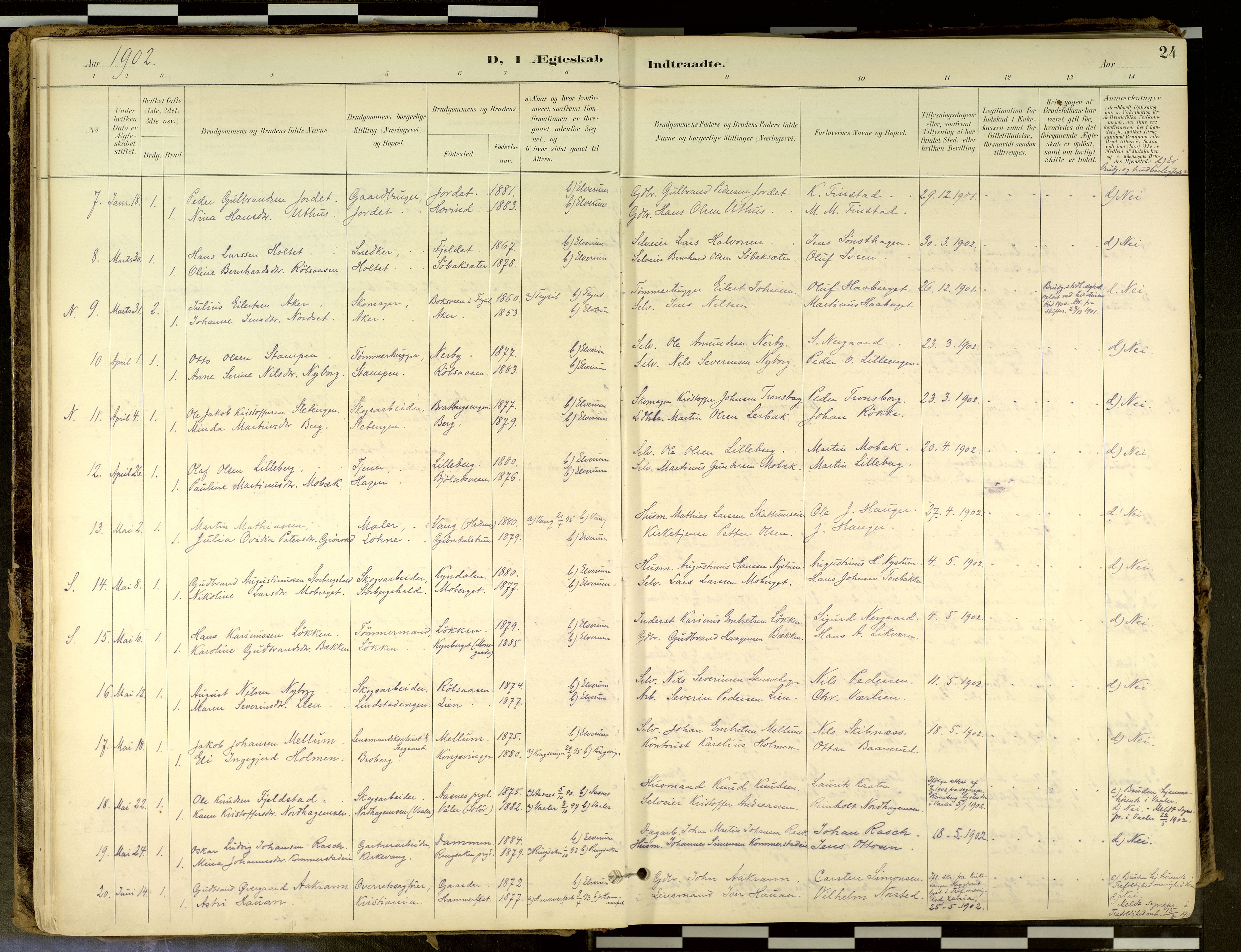 Elverum prestekontor, AV/SAH-PREST-044/H/Ha/Haa/L0018: Parish register (official) no. 18, 1894-1914, p. 24