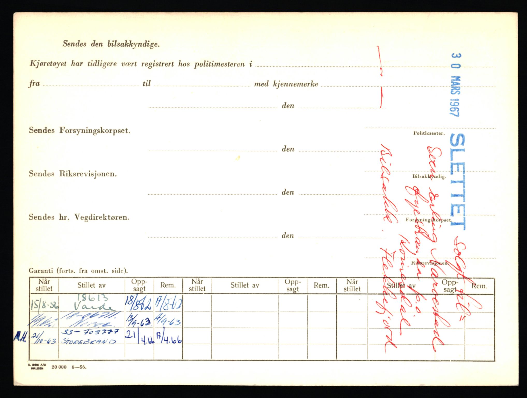 Stavanger trafikkstasjon, AV/SAST-A-101942/0/F/L0044: L-26300 - L-26999, 1930-1971, p. 440