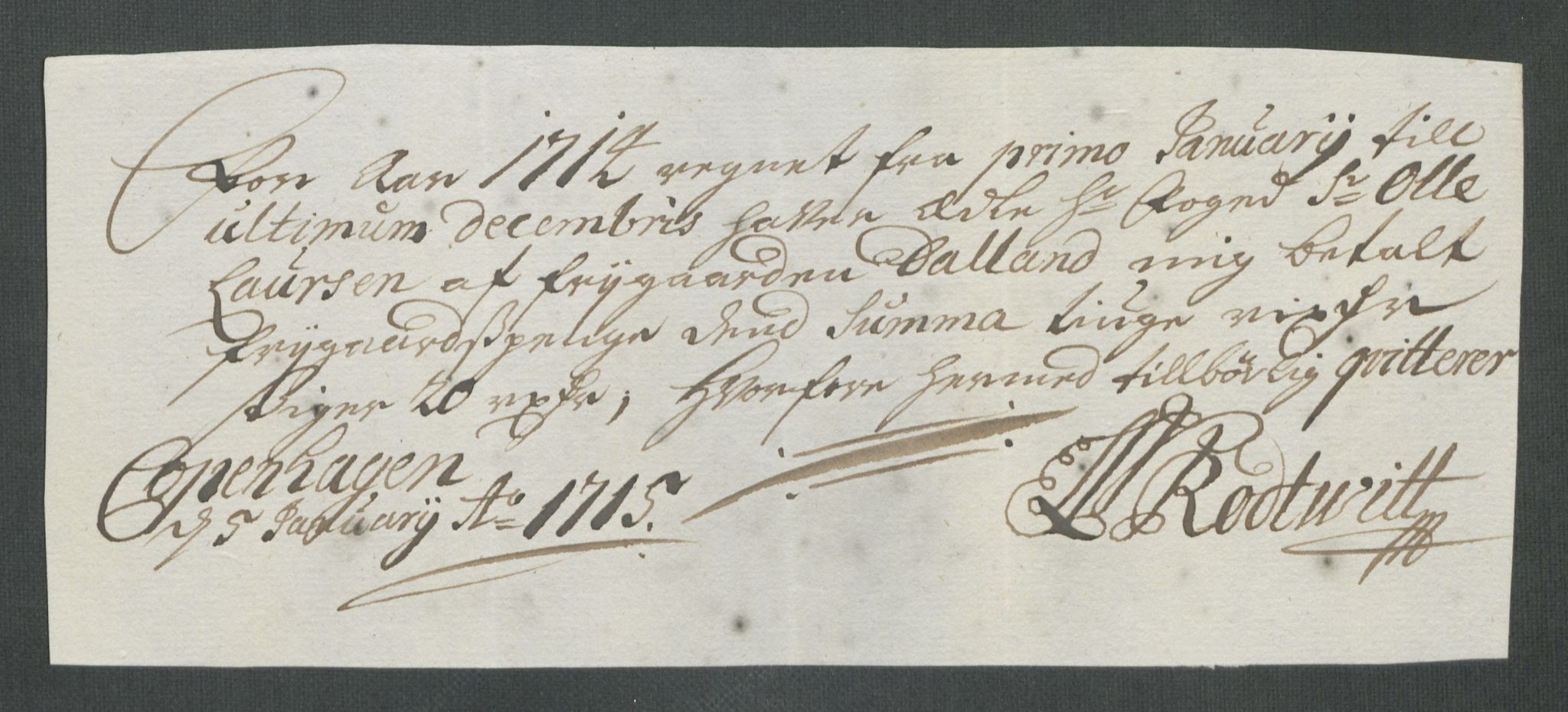 Rentekammeret inntil 1814, Reviderte regnskaper, Fogderegnskap, AV/RA-EA-4092/R48/L2990: Fogderegnskap Sunnhordland og Hardanger, 1714, p. 285