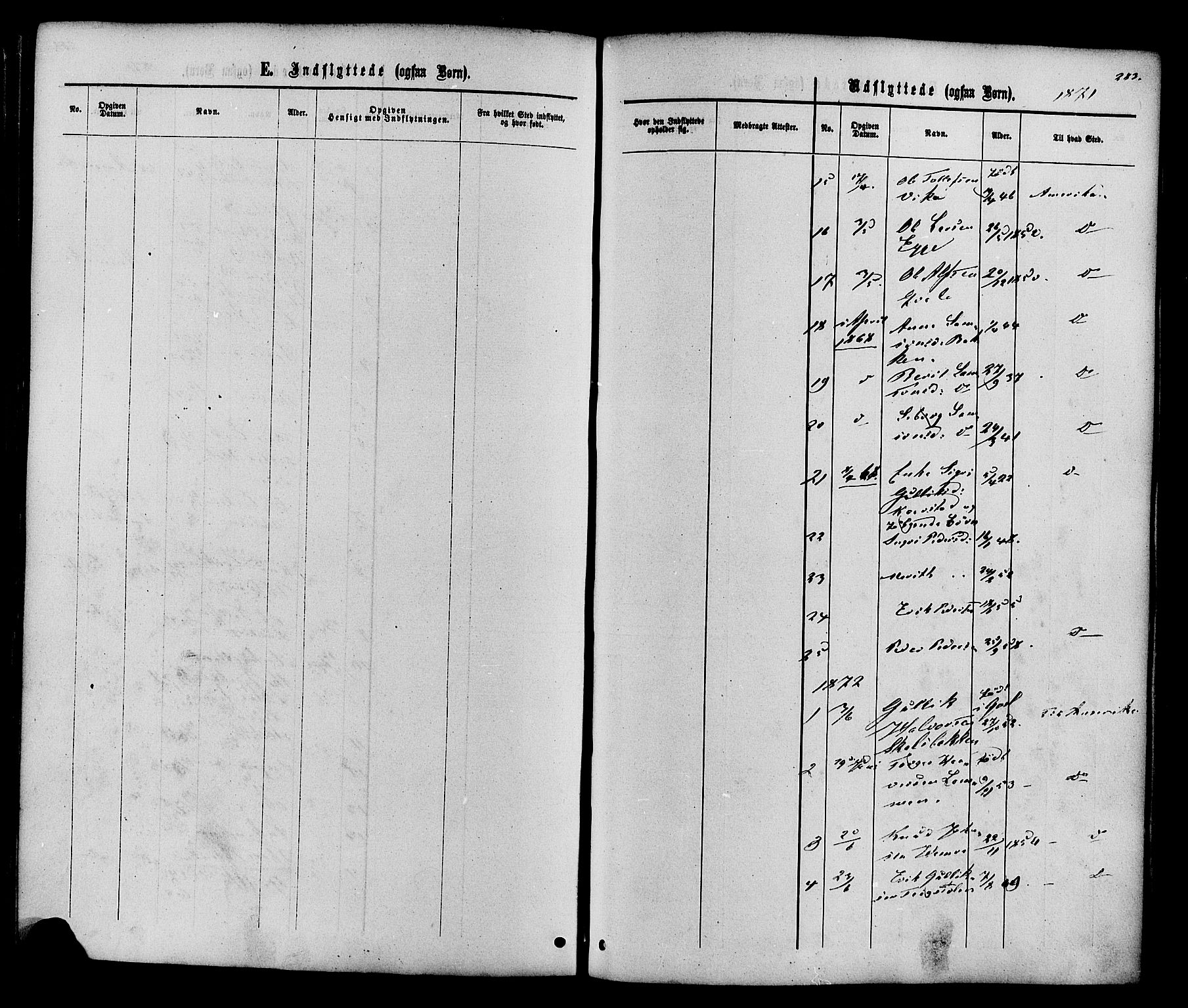 Vestre Slidre prestekontor, SAH/PREST-136/H/Ha/Haa/L0003: Parish register (official) no. 3, 1865-1880, p. 283