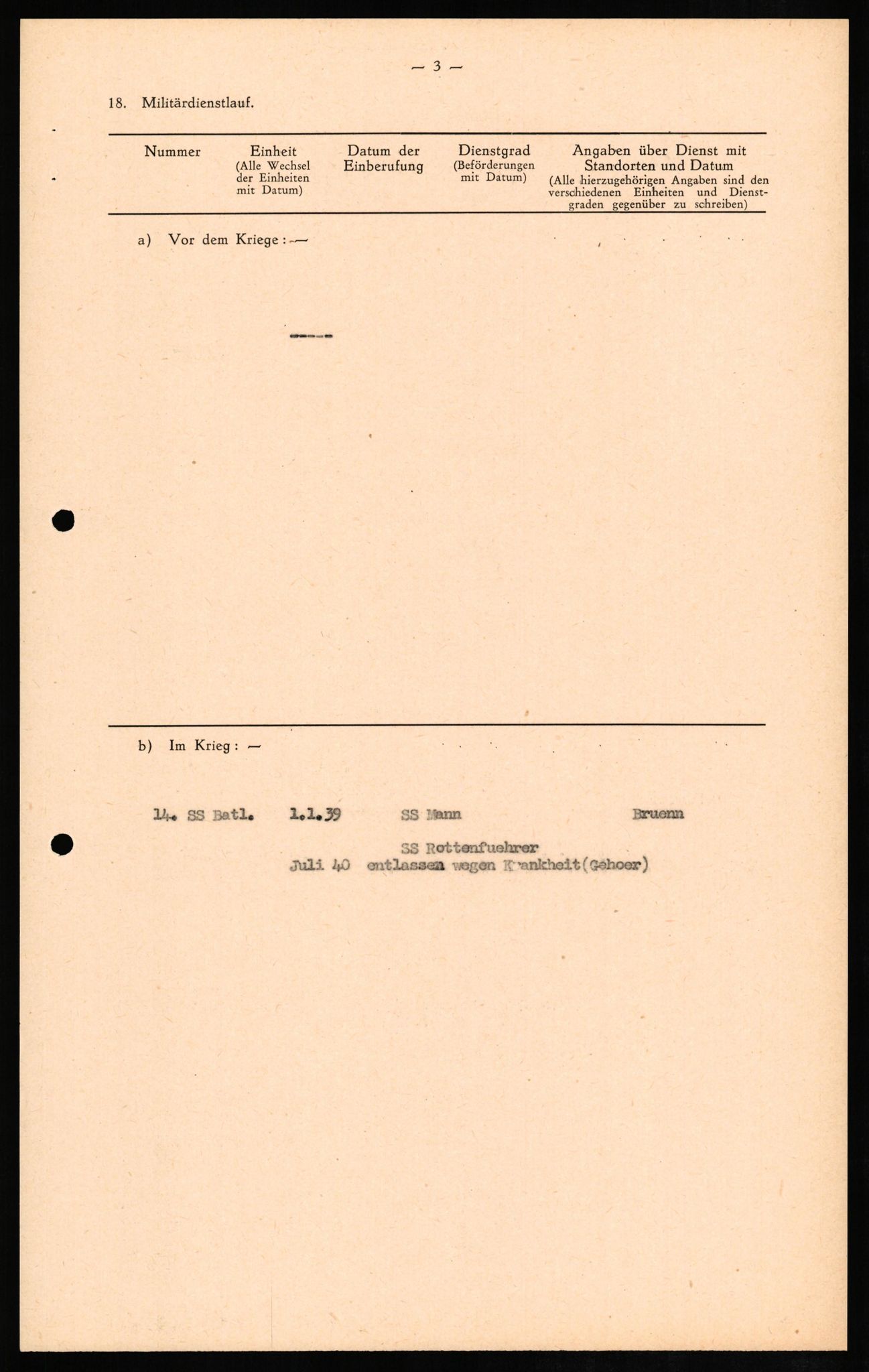 Forsvaret, Forsvarets overkommando II, RA/RAFA-3915/D/Db/L0011: CI Questionaires. Tyske okkupasjonsstyrker i Norge. Tyskere., 1945-1946, p. 65