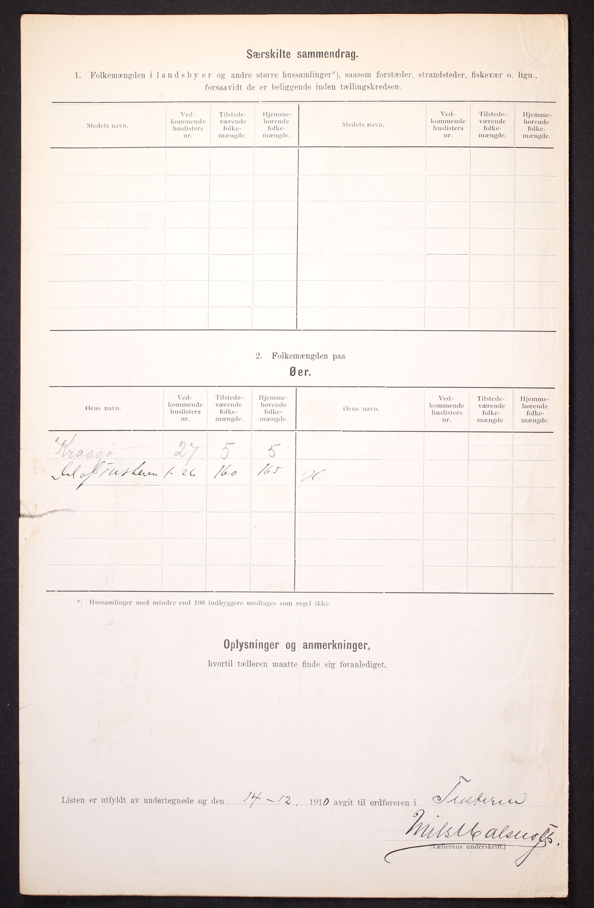 RA, 1910 census for Tustna, 1910, p. 6