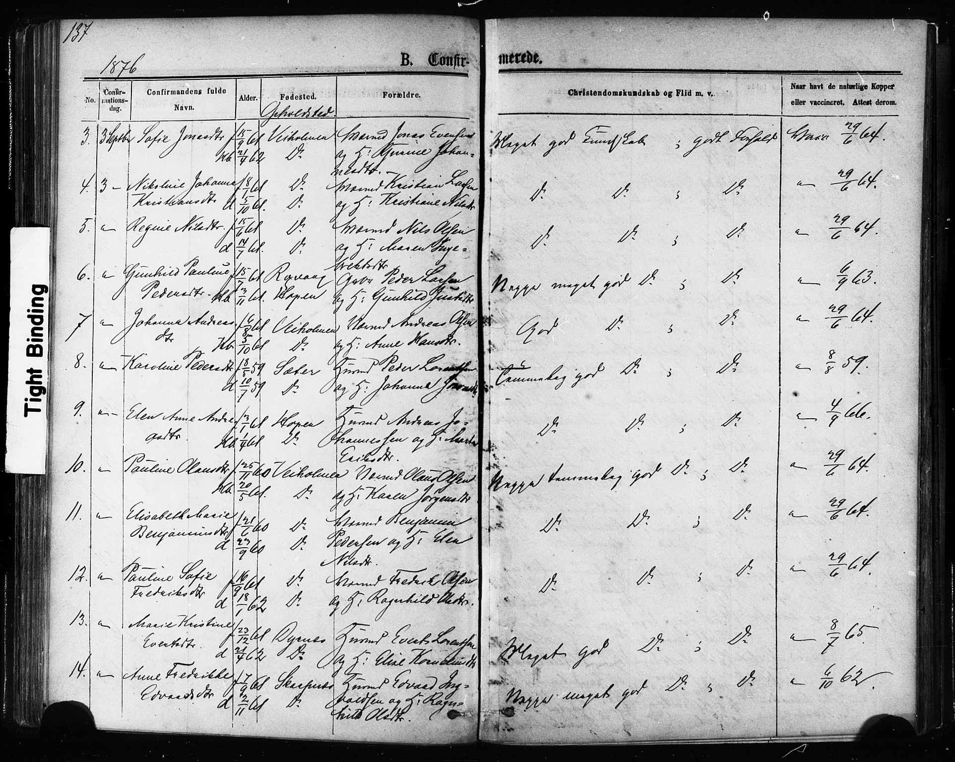 Ministerialprotokoller, klokkerbøker og fødselsregistre - Møre og Romsdal, AV/SAT-A-1454/581/L0938: Parish register (official) no. 581A06, 1873-1879, p. 137