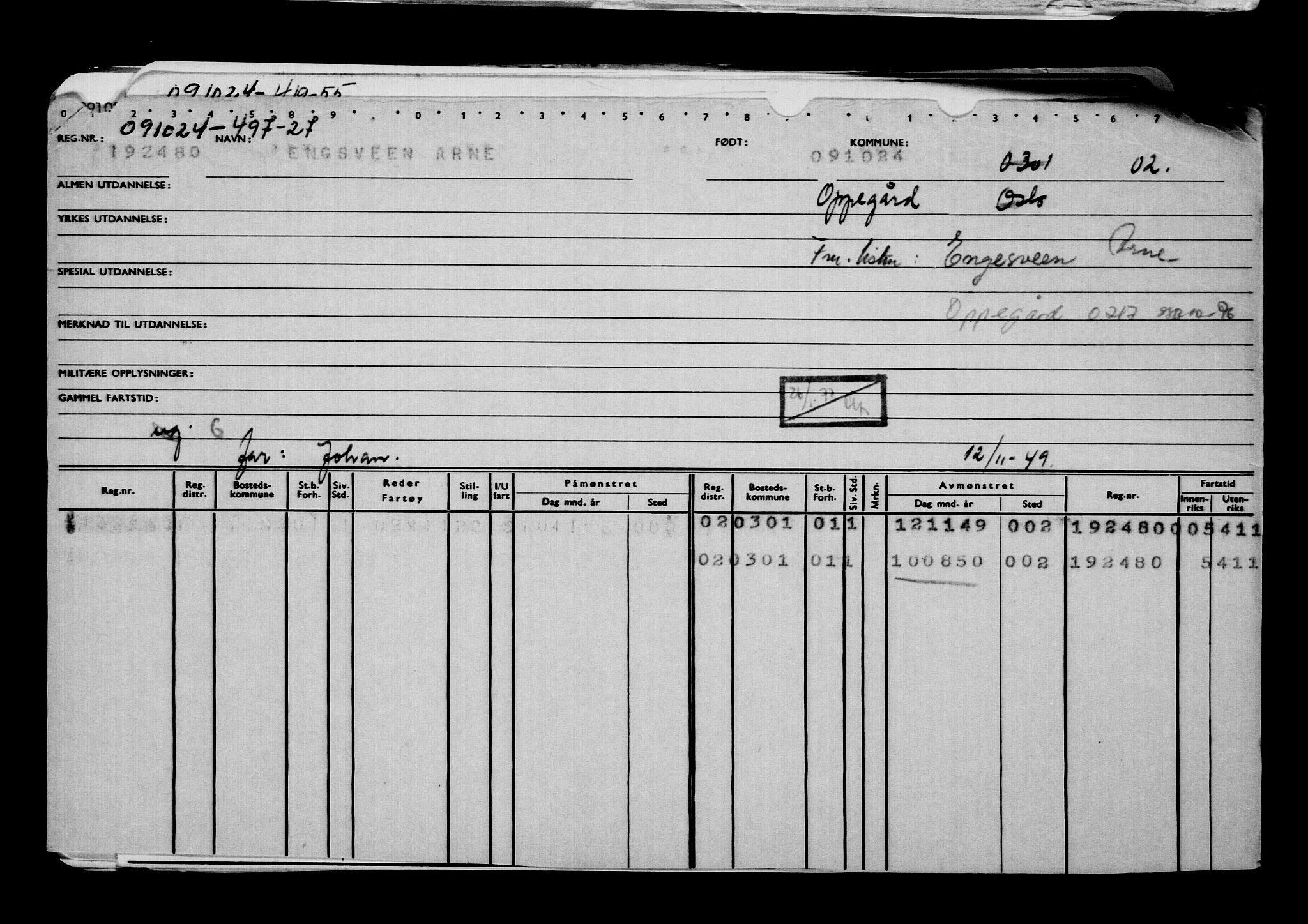 Direktoratet for sjømenn, AV/RA-S-3545/G/Gb/L0236: Hovedkort, 1924, p. 777