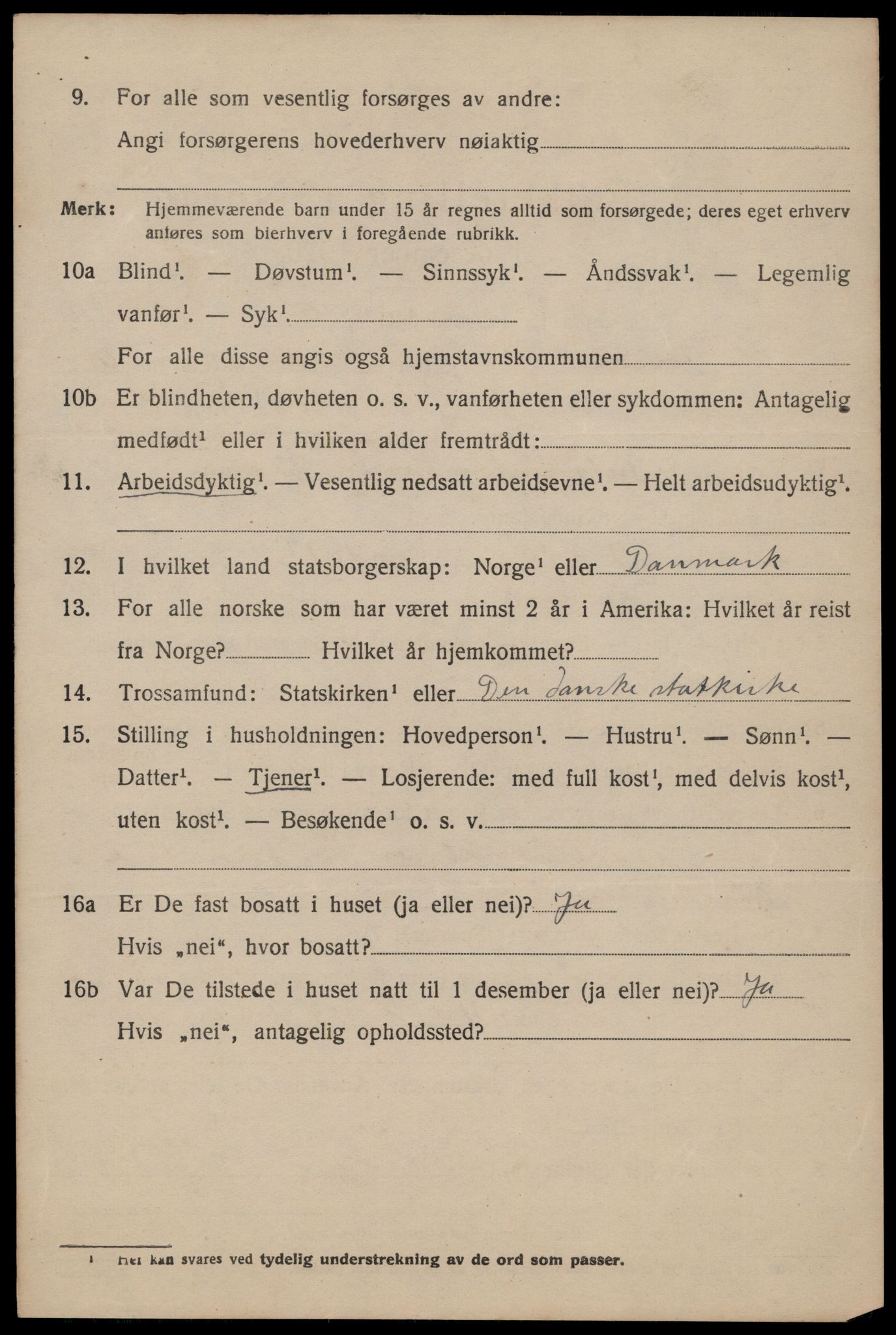 SAST, 1920 census for Forsand, 1920, p. 2776