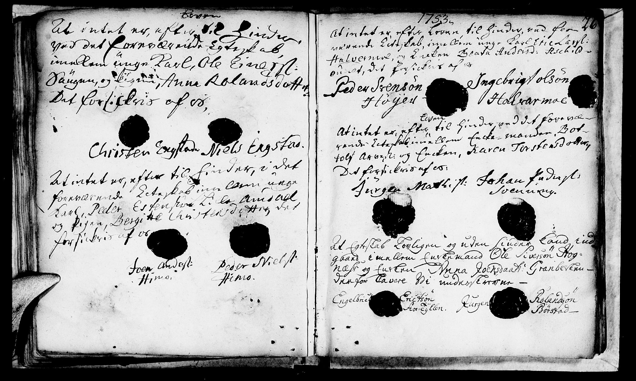 Ministerialprotokoller, klokkerbøker og fødselsregistre - Nord-Trøndelag, SAT/A-1458/764/L0541: Parish register (official) no. 764A01, 1745-1758, p. 26