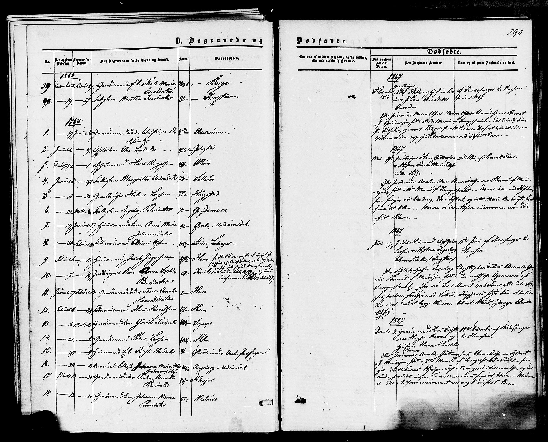 Våle kirkebøker, SAKO/A-334/F/Fa/L0010: Parish register (official) no. I 10, 1861-1877, p. 290