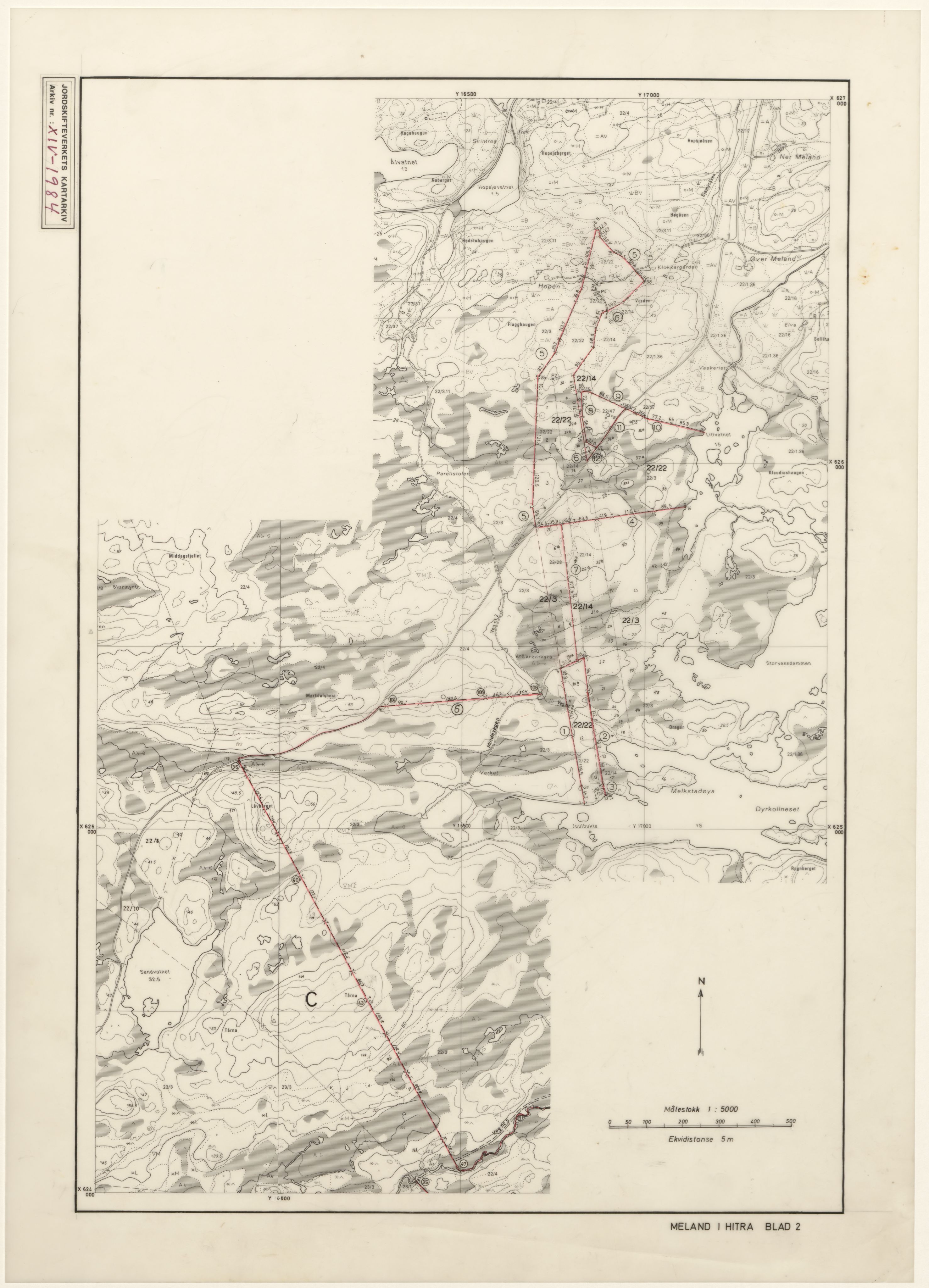 Jordskifteverkets kartarkiv, RA/S-3929/T, 1859-1988, p. 3134