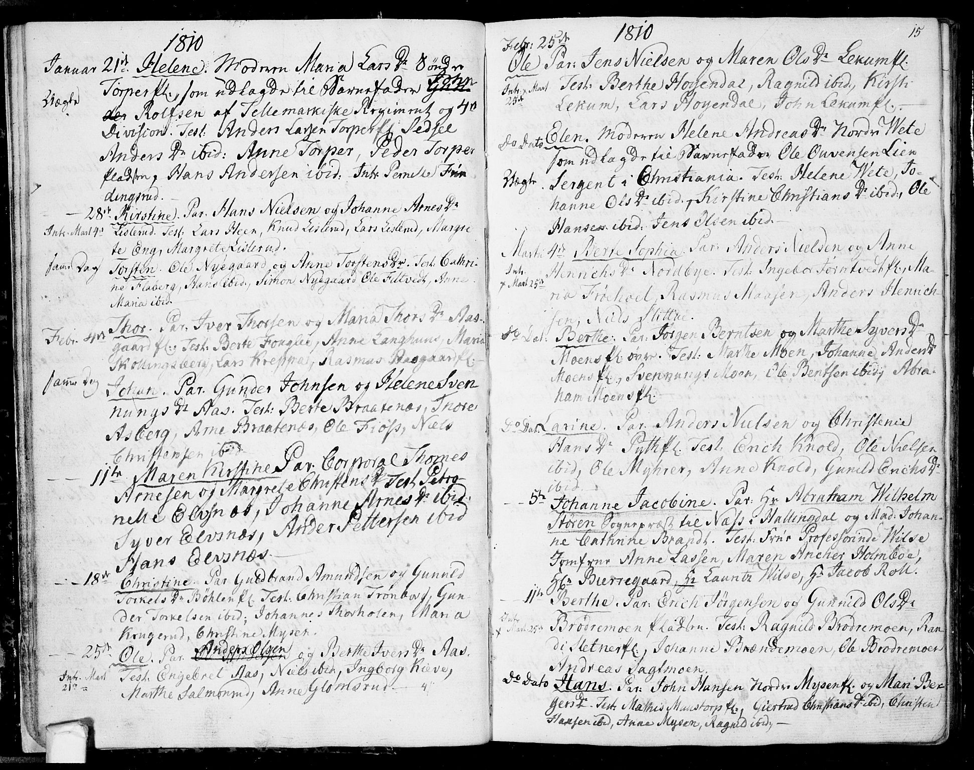Eidsberg prestekontor Kirkebøker, SAO/A-10905/F/Fa/L0006: Parish register (official) no. I 6, 1807-1814, p. 15