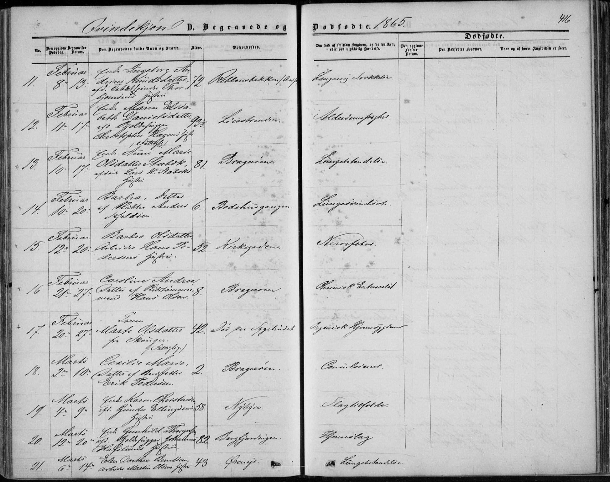 Bragernes kirkebøker, SAKO/A-6/F/Fb/L0003: Parish register (official) no. II 3, 1860-1868, p. 416