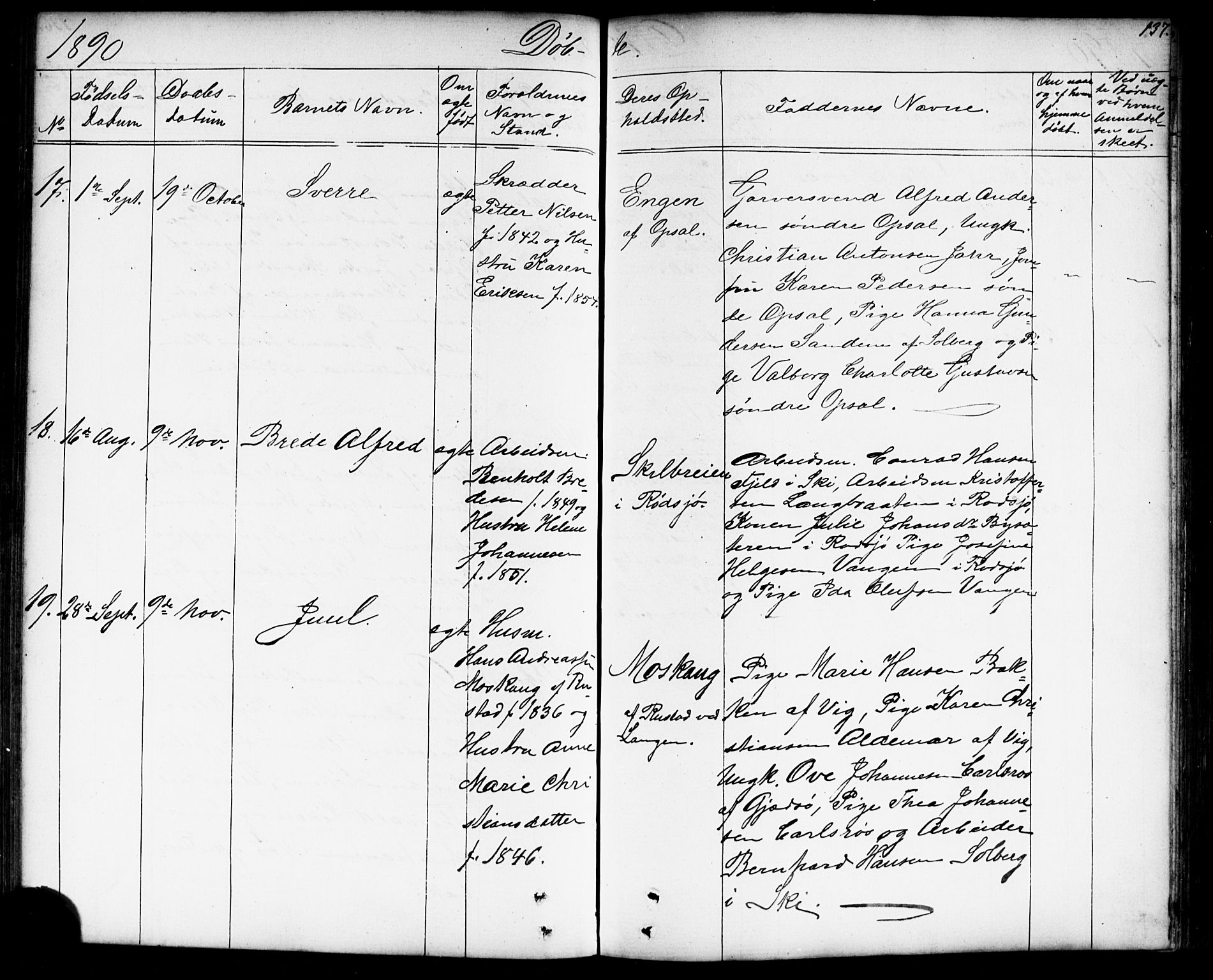 Enebakk prestekontor Kirkebøker, AV/SAO-A-10171c/G/Gb/L0001: Parish register (copy) no. II 1, 1859-1890, p. 137