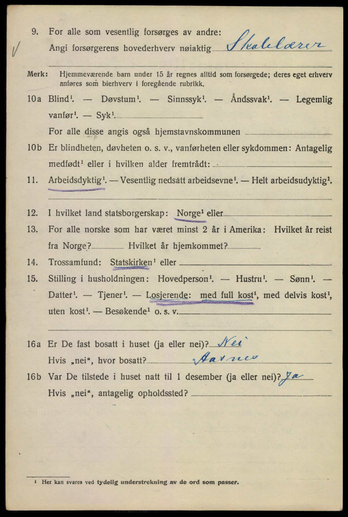 SAO, 1920 census for Kristiania, 1920, p. 406202