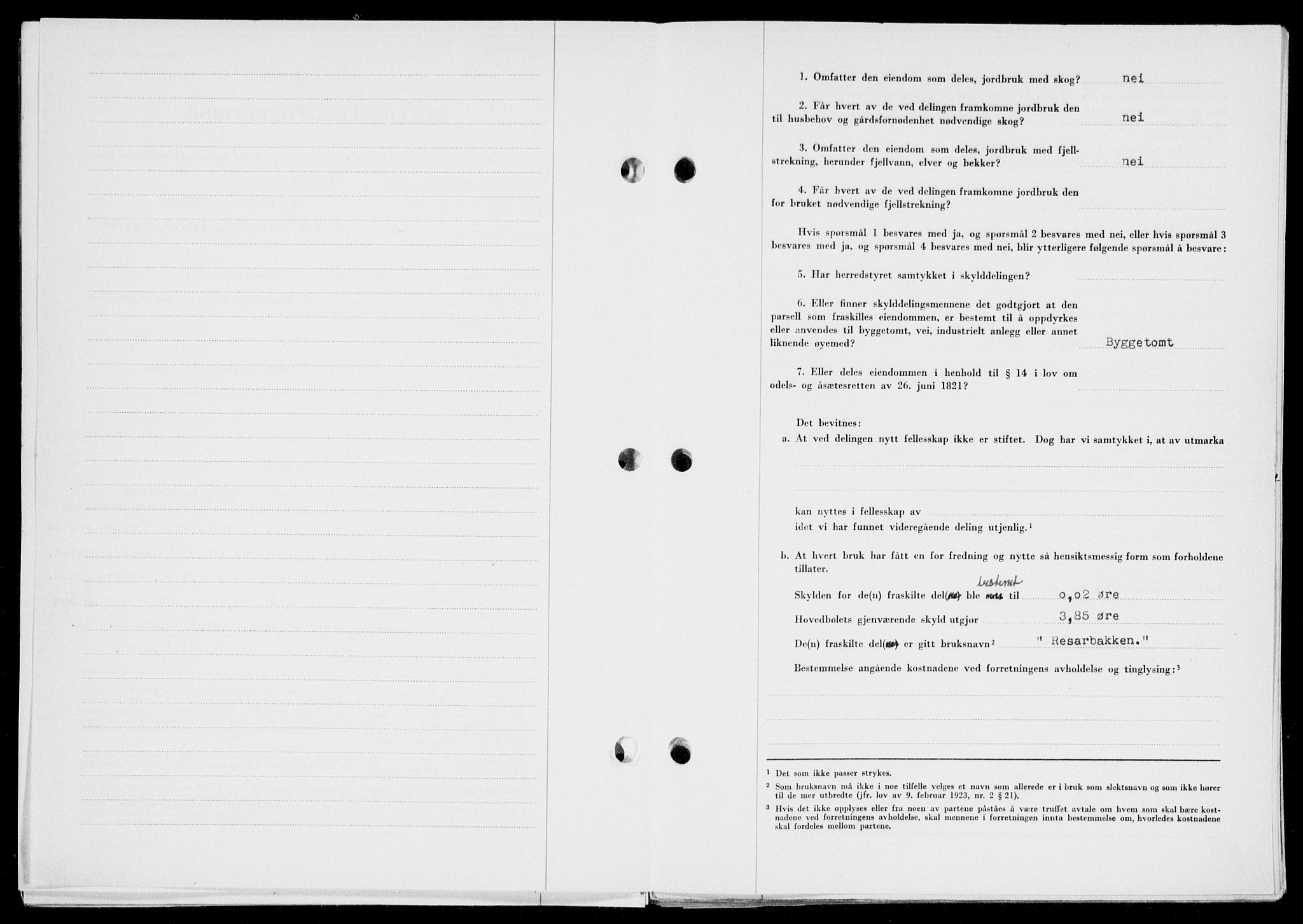 Ryfylke tingrett, AV/SAST-A-100055/001/II/IIB/L0104: Mortgage book no. 83, 1948-1949, Diary no: : 575/1949