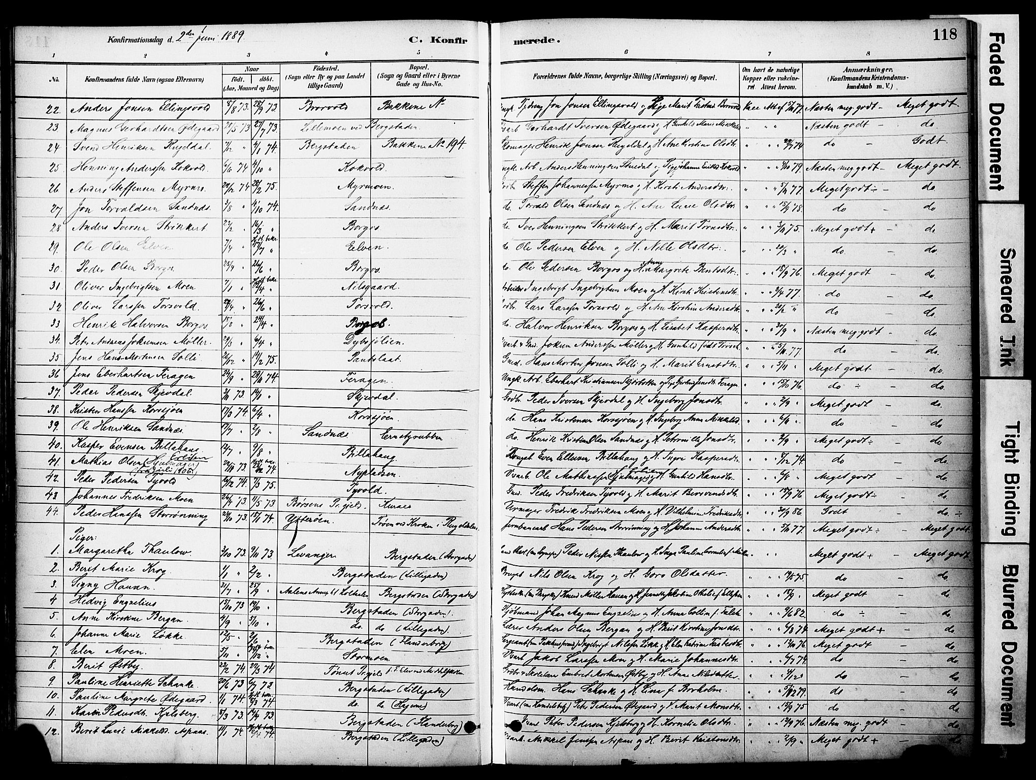 Ministerialprotokoller, klokkerbøker og fødselsregistre - Sør-Trøndelag, SAT/A-1456/681/L0933: Parish register (official) no. 681A11, 1879-1890, p. 118