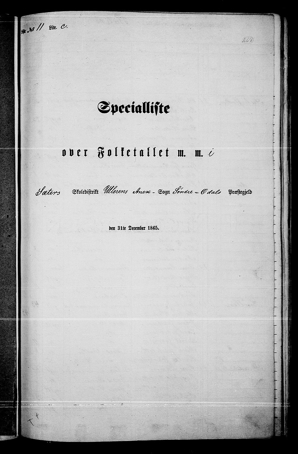 RA, 1865 census for Sør-Odal, 1865, p. 237