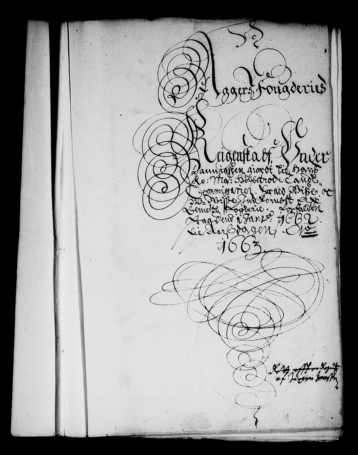 Rentekammeret inntil 1814, Reviderte regnskaper, Stiftamtstueregnskaper, Landkommissariatet på Akershus og Akershus stiftamt, AV/RA-EA-5869/R/Ra/L0010: Landkommissariatet på Akershus, 1662