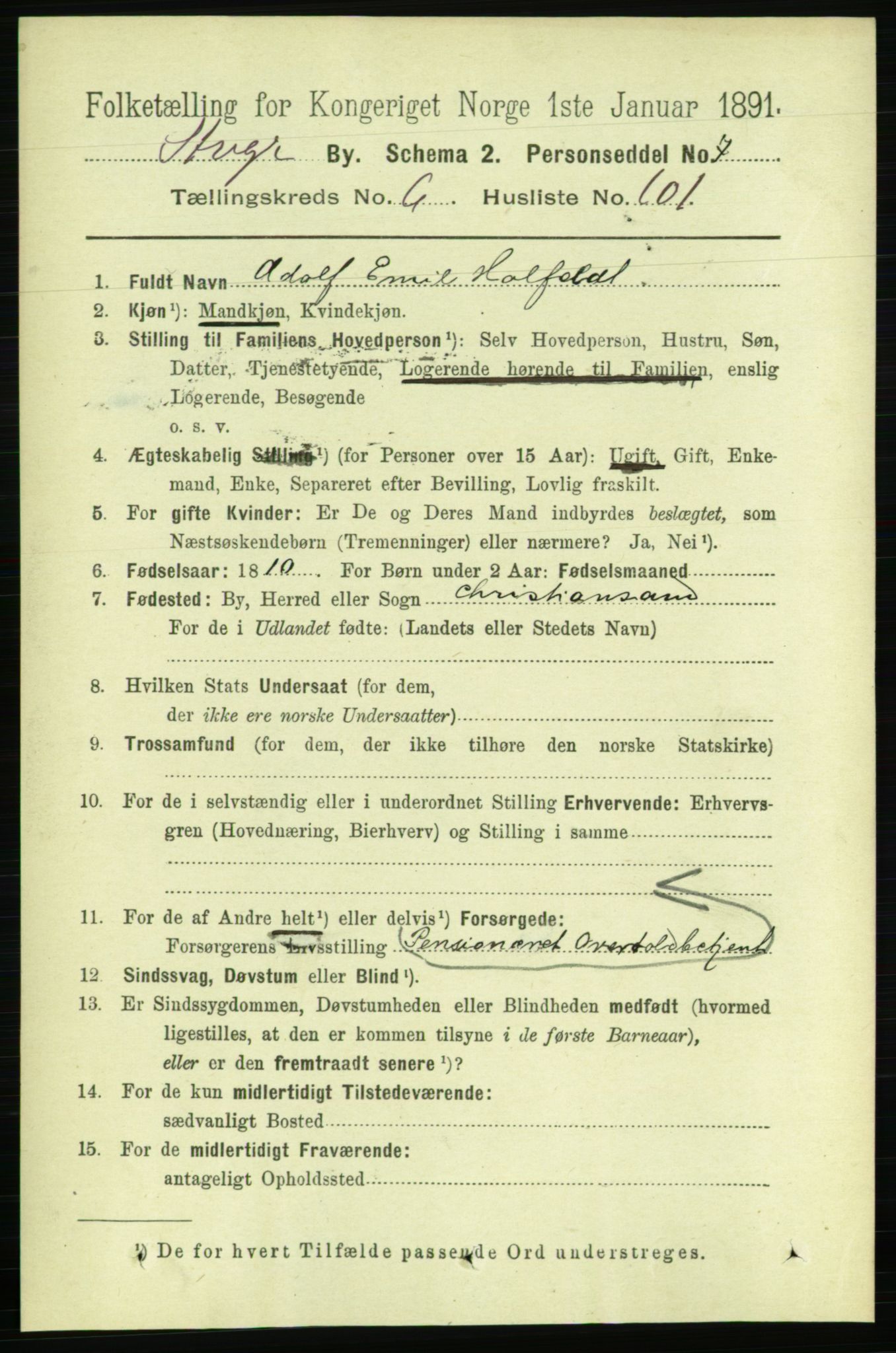 RA, 1891 census for 1103 Stavanger, 1891, p. 10903