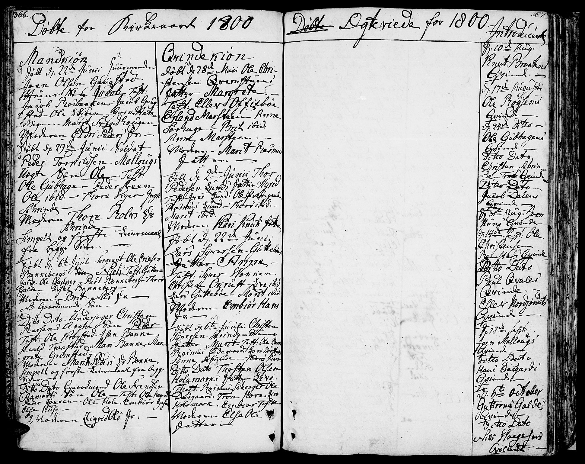 Lom prestekontor, AV/SAH-PREST-070/K/L0002: Parish register (official) no. 2, 1749-1801, p. 366-367