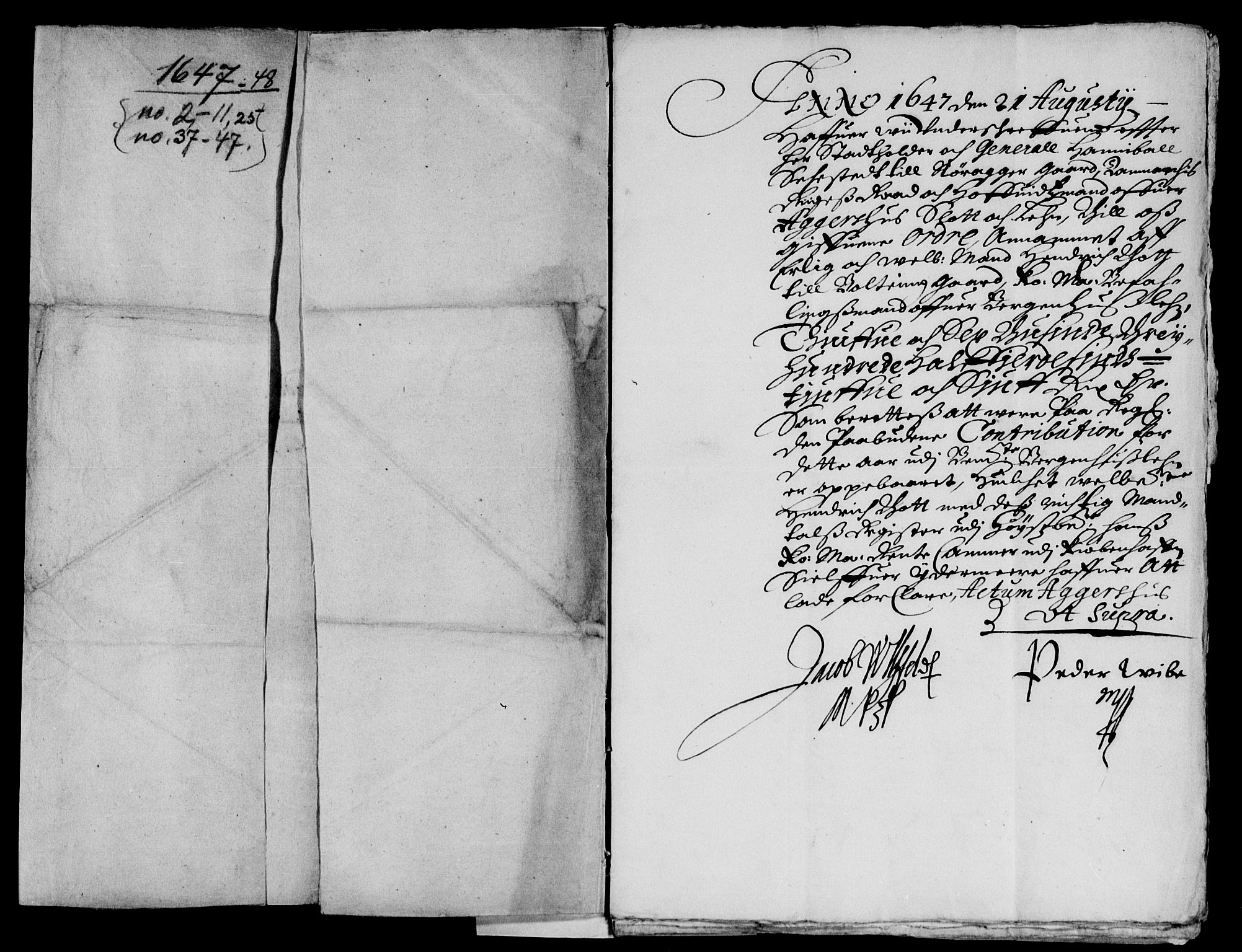 Rentekammeret inntil 1814, Reviderte regnskaper, Lensregnskaper, AV/RA-EA-5023/R/Rb/Rbt/L0110: Bergenhus len, 1641-1648