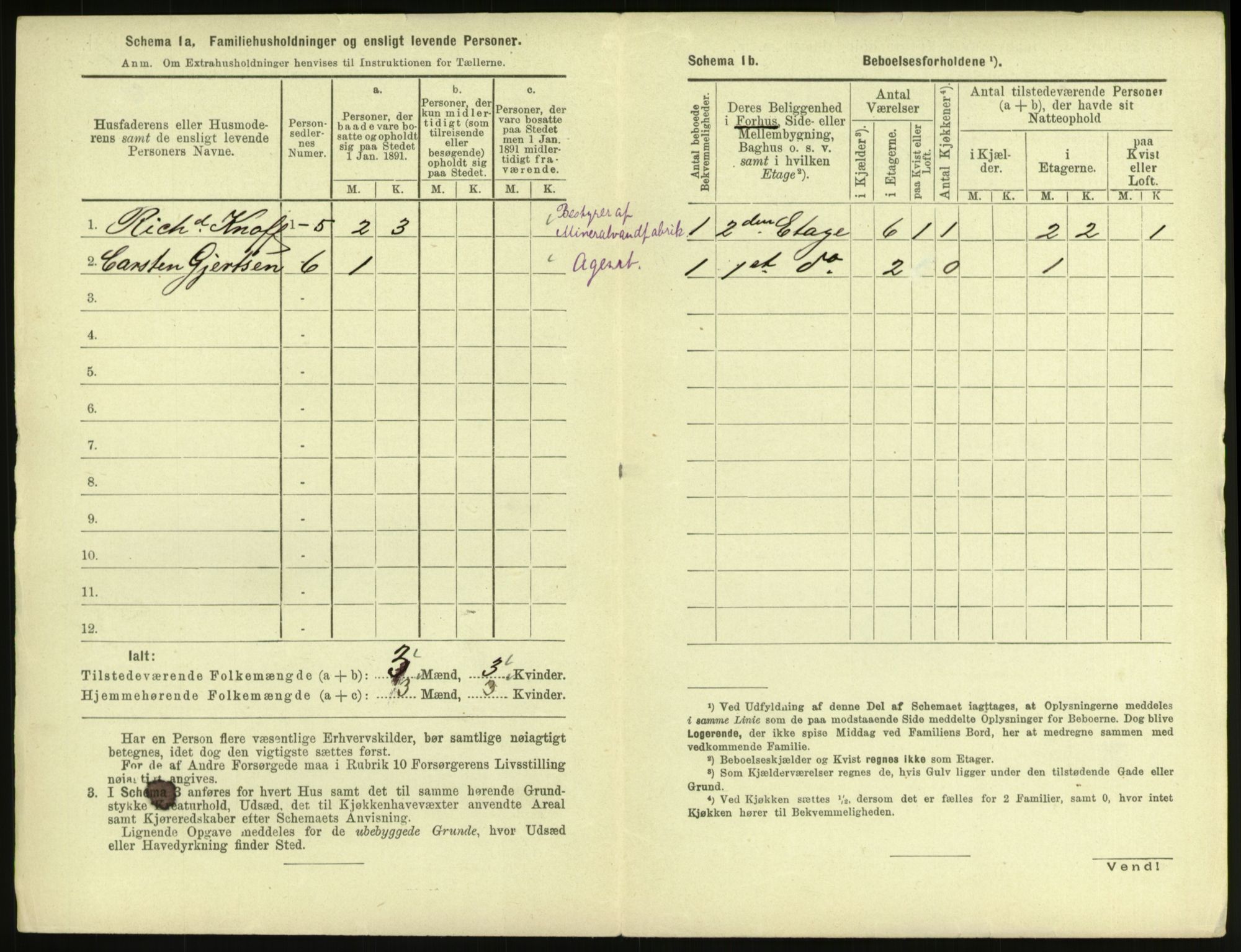 RA, 1891 census for 1601 Trondheim, 1891, p. 93