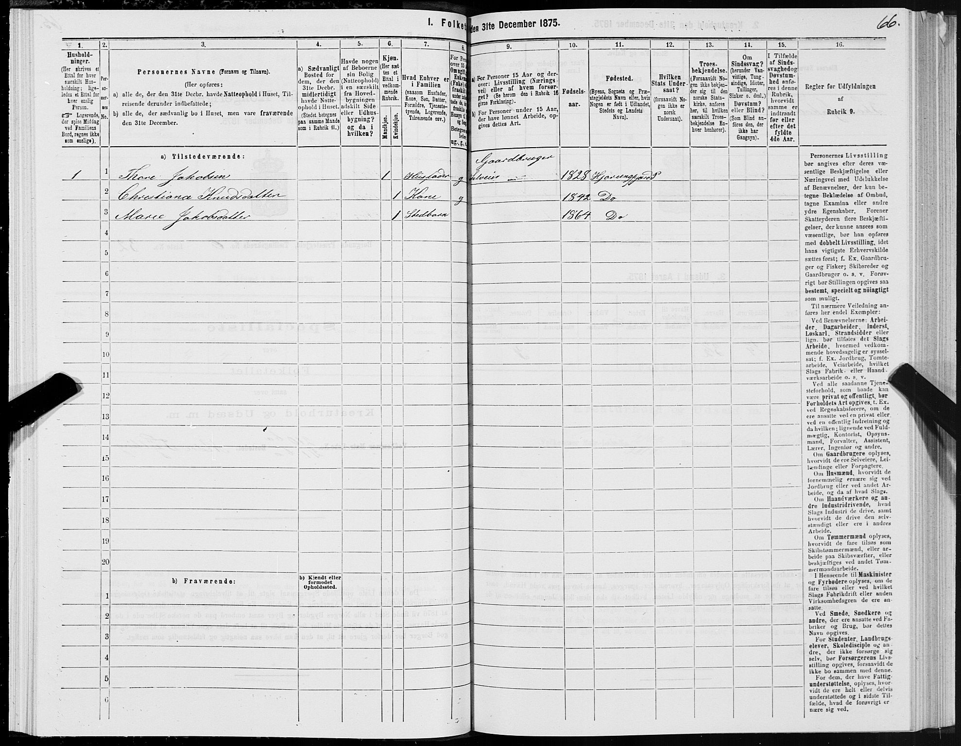 SAT, 1875 census for 1531P Borgund, 1875, p. 4066