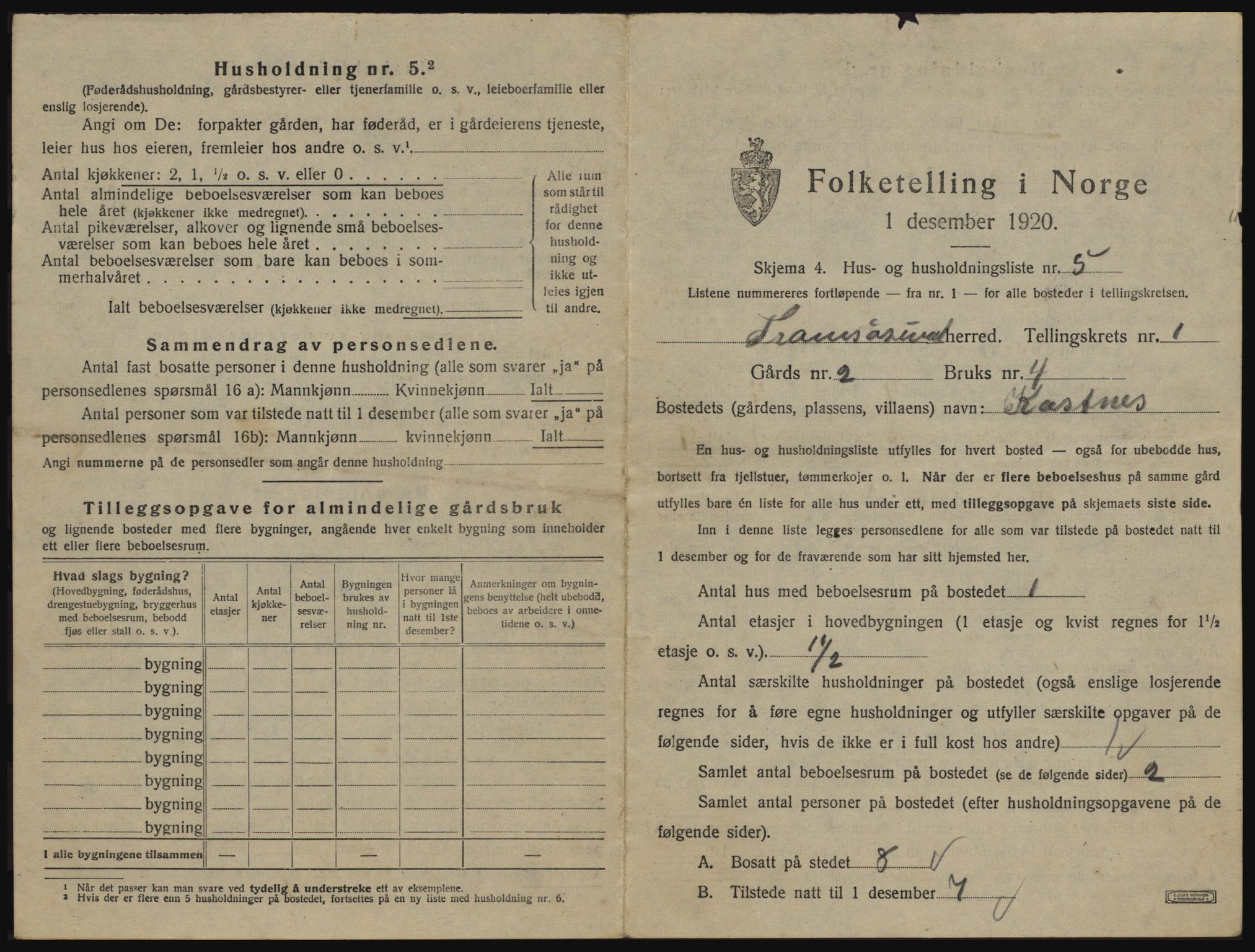 SATØ, 1920 census for Tromsøysund, 1920, p. 112