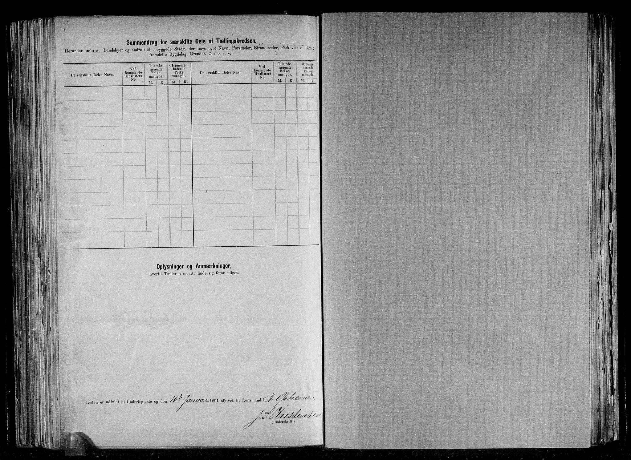 RA, 1891 census for 1254 Hamre, 1891, p. 39